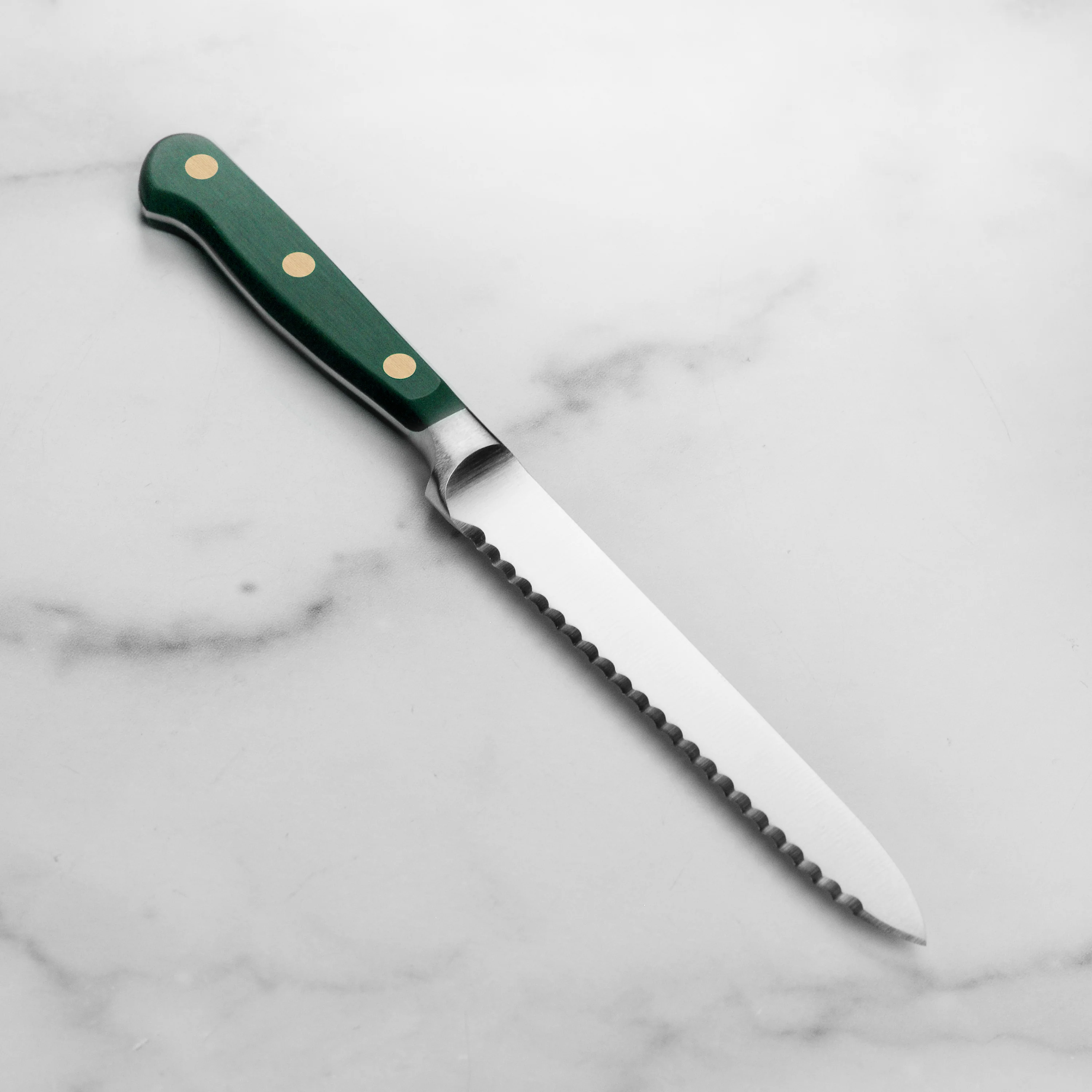Wusthof Classic Fresh Rosemary 5" Serrated Utility Knife - Image 5