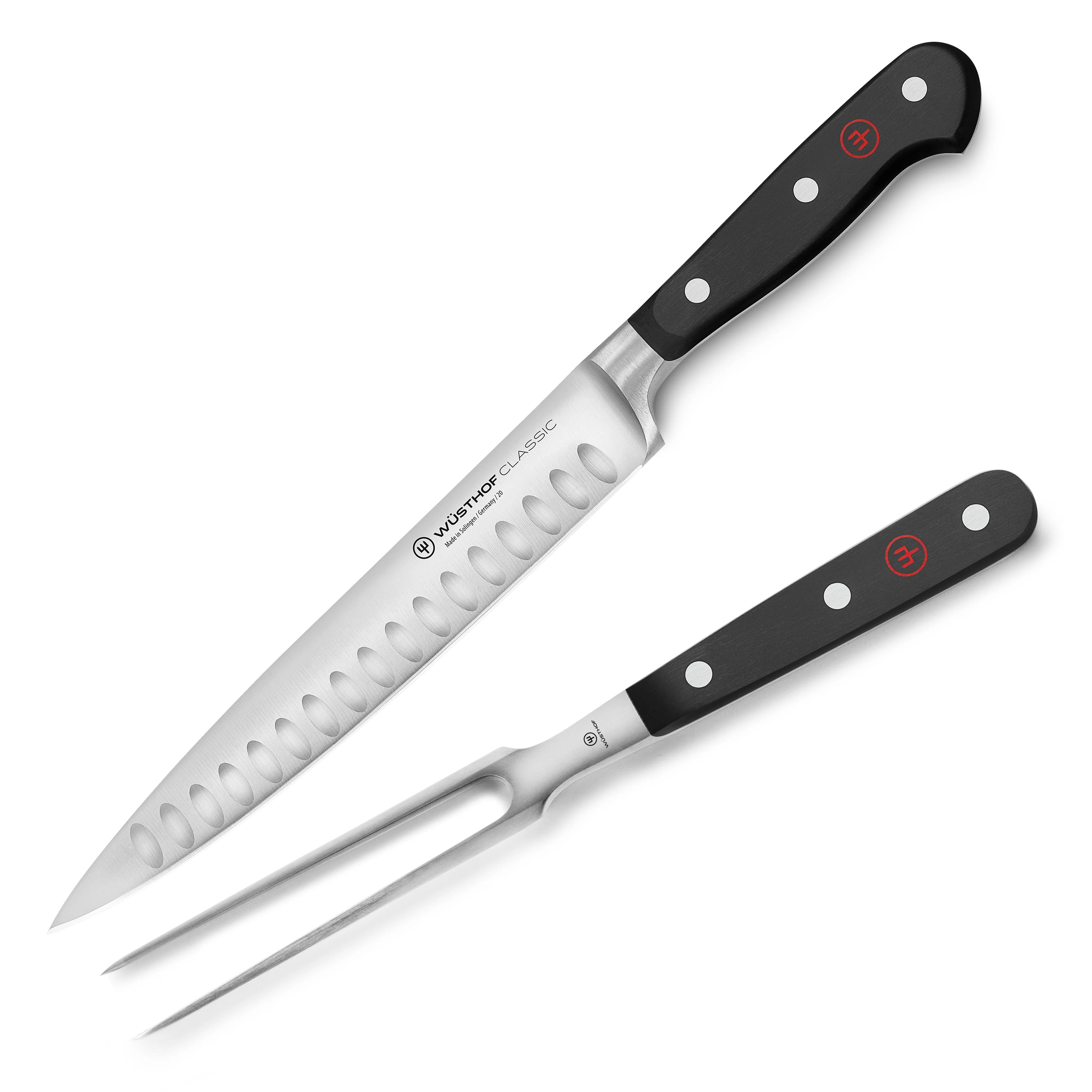 Wusthof Classic 2 Piece Hollow Edge Carving Set - Image 4
