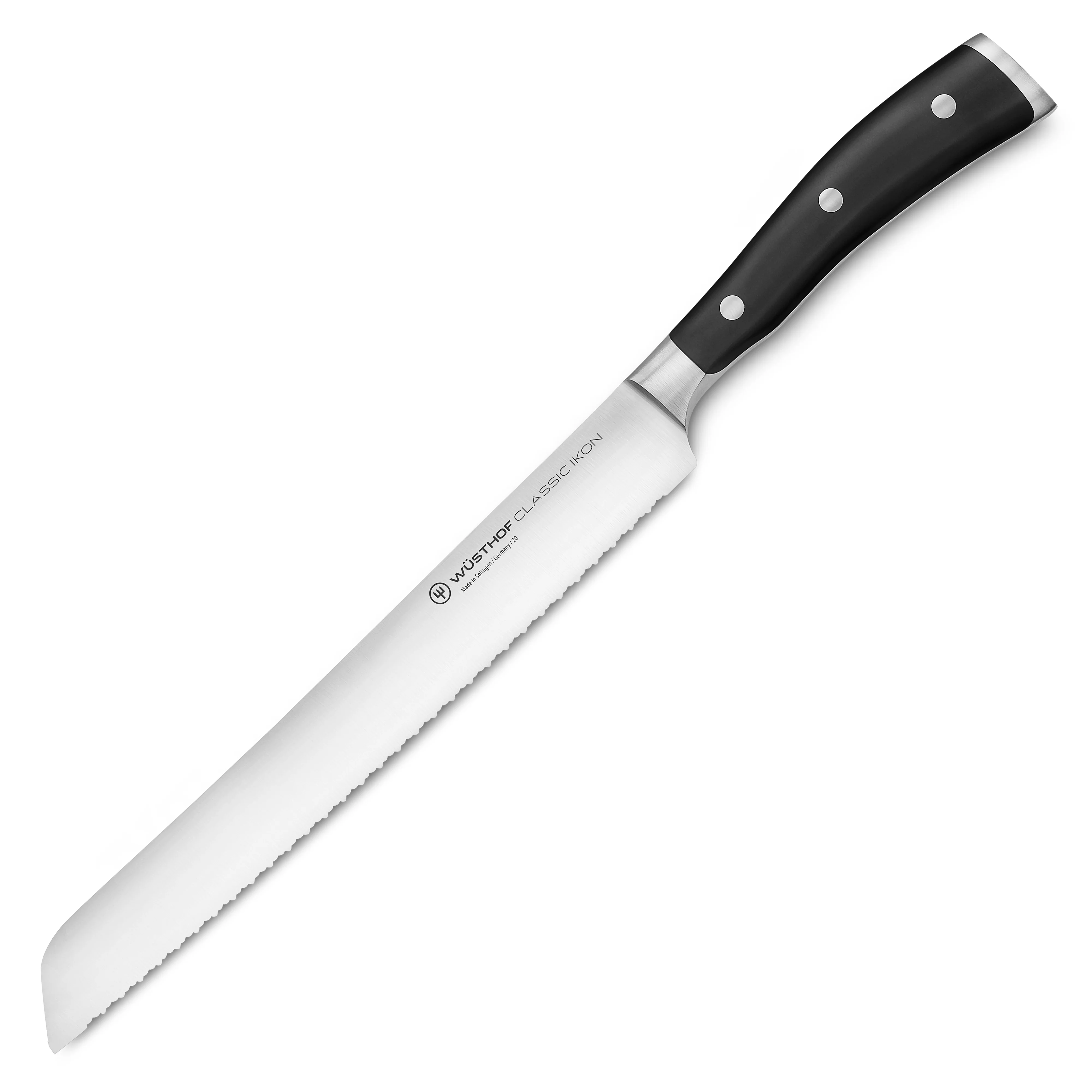 Wusthof Classic Ikon 9" Double Serrated Bread Knife - Image 4