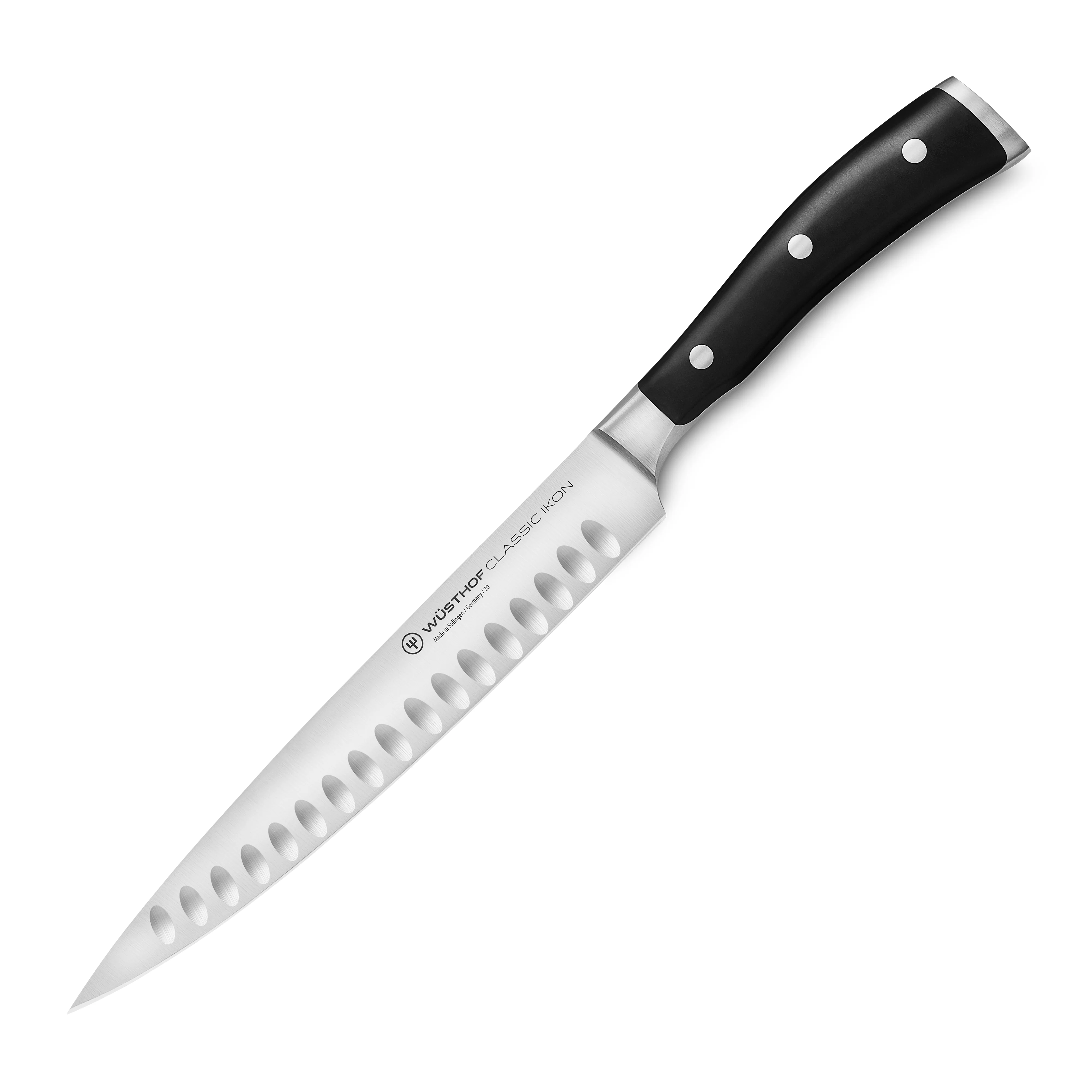 Wusthof Classic Ikon 8" Hollow Edge Carving Knife - Image 4