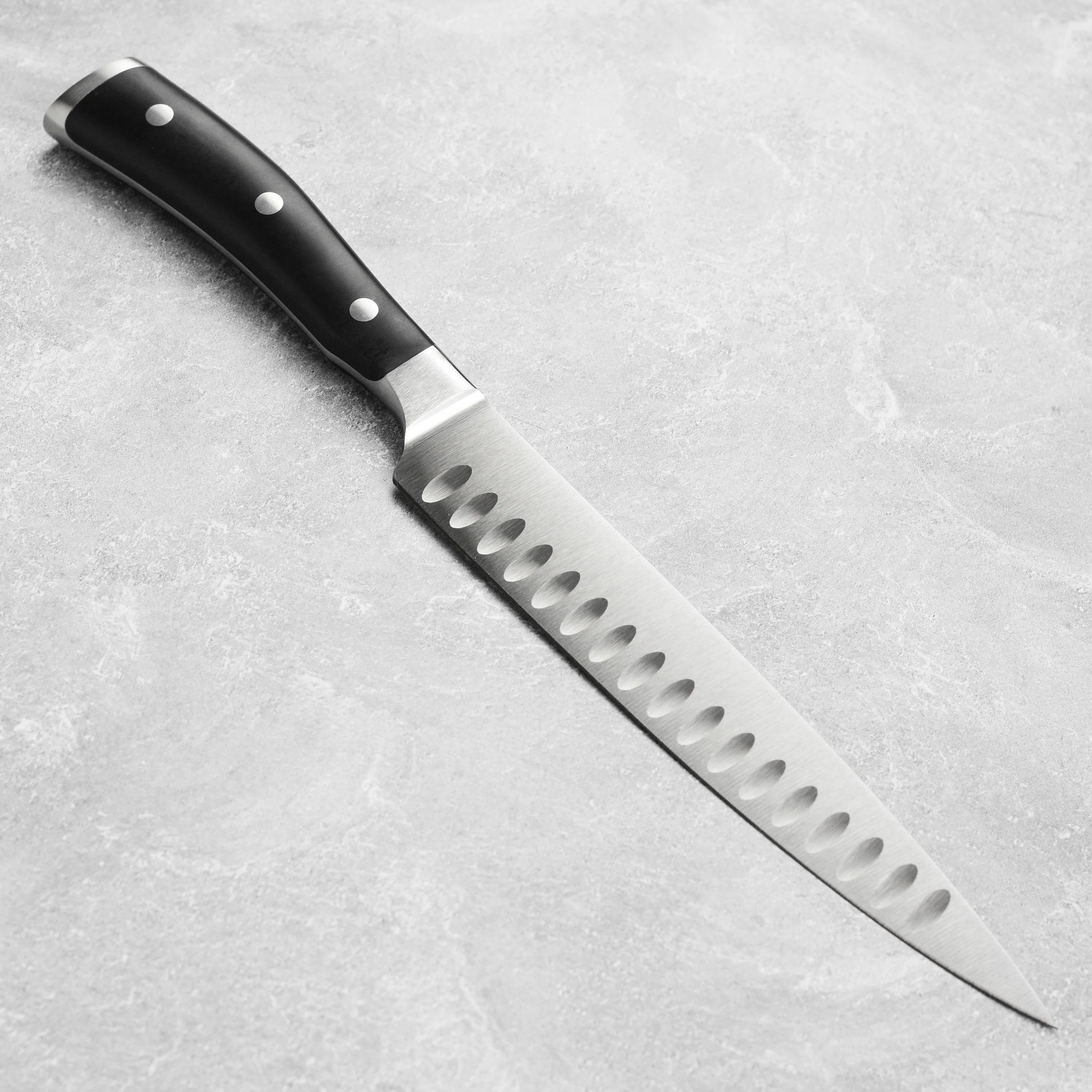 Wusthof Classic Ikon 8" Hollow Edge Carving Knife - Image 5