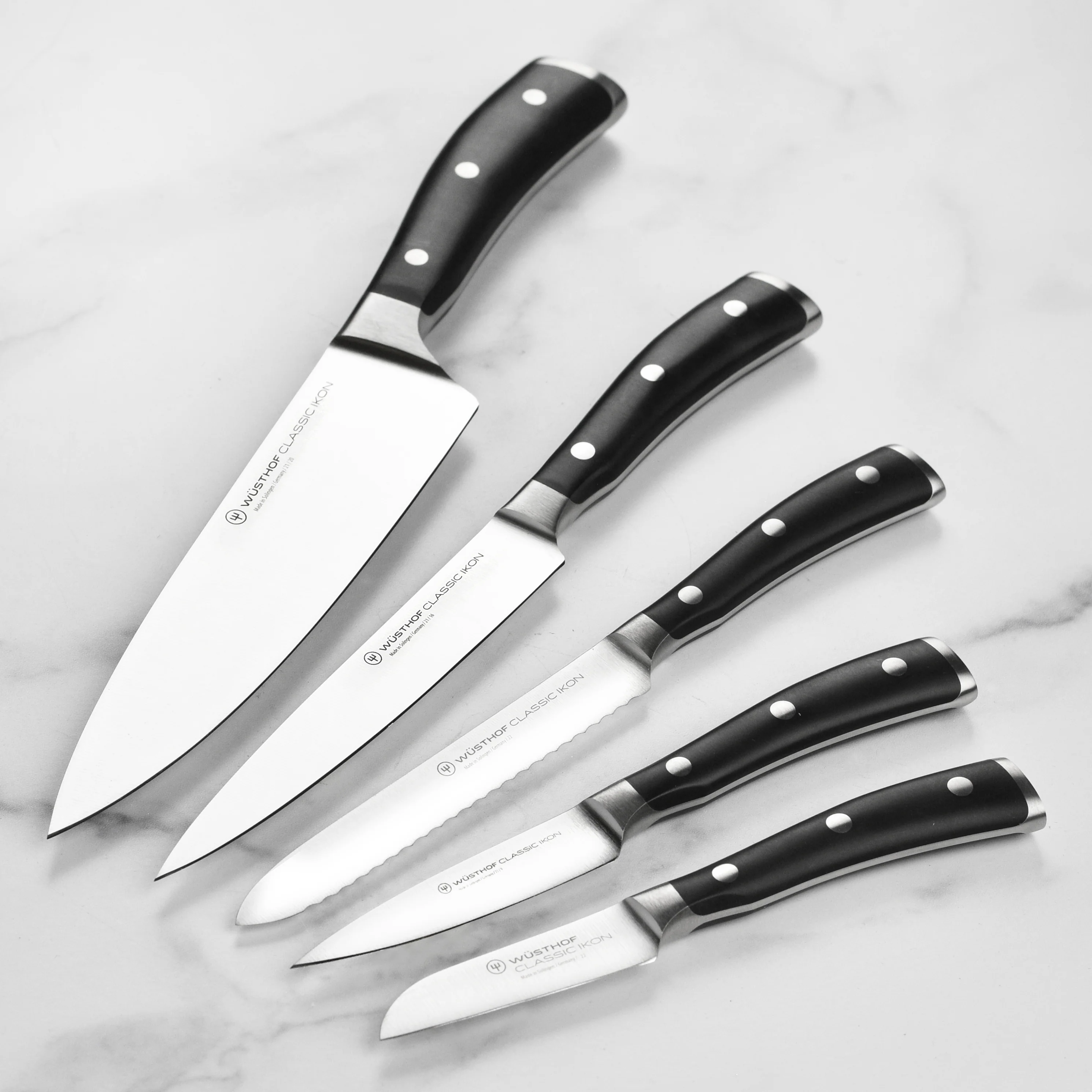 Wusthof Classic Ikon 8 Piece Acacia Knife Block Set - Image 2
