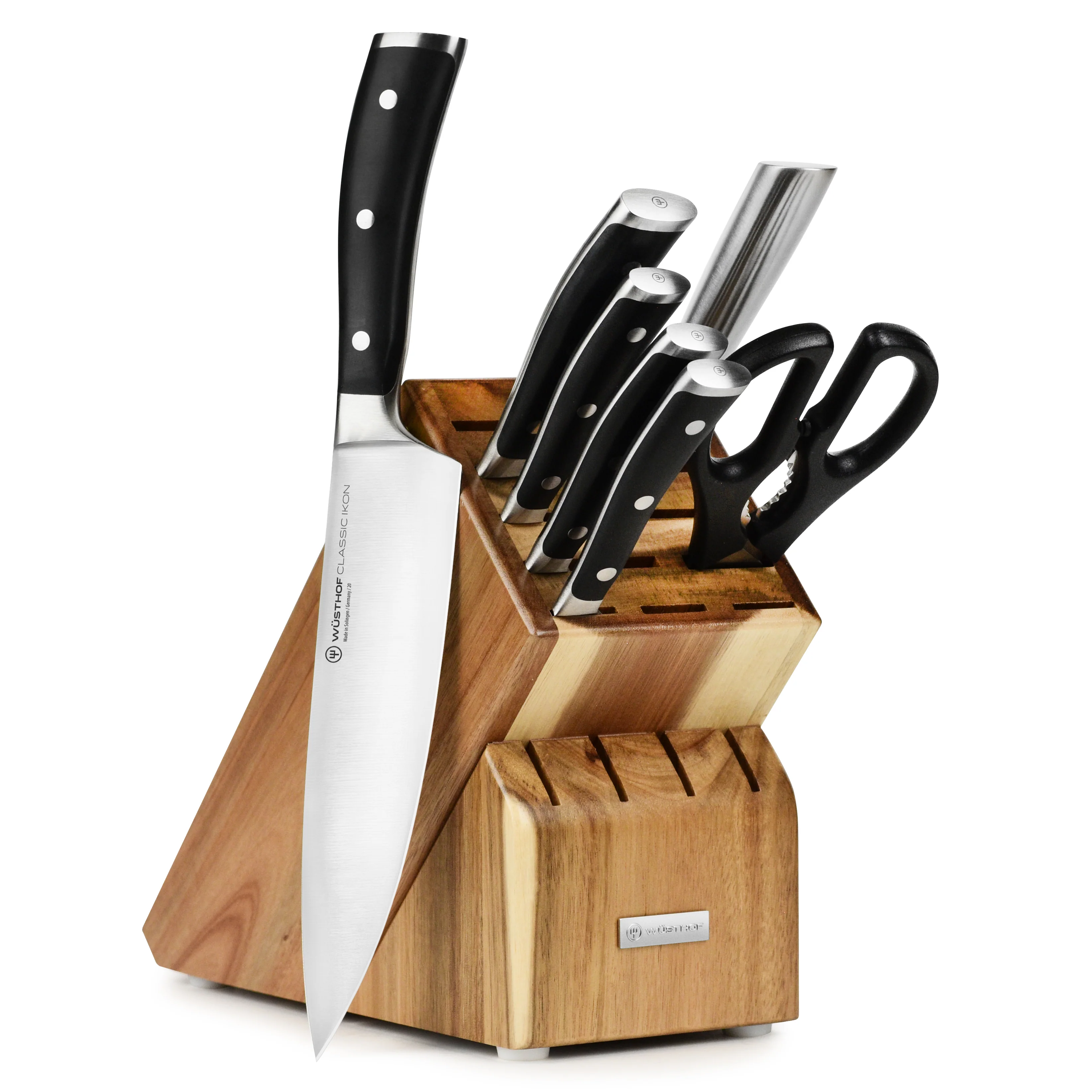 Wusthof Classic Ikon 8 Piece Acacia Knife Block Set - Image 6