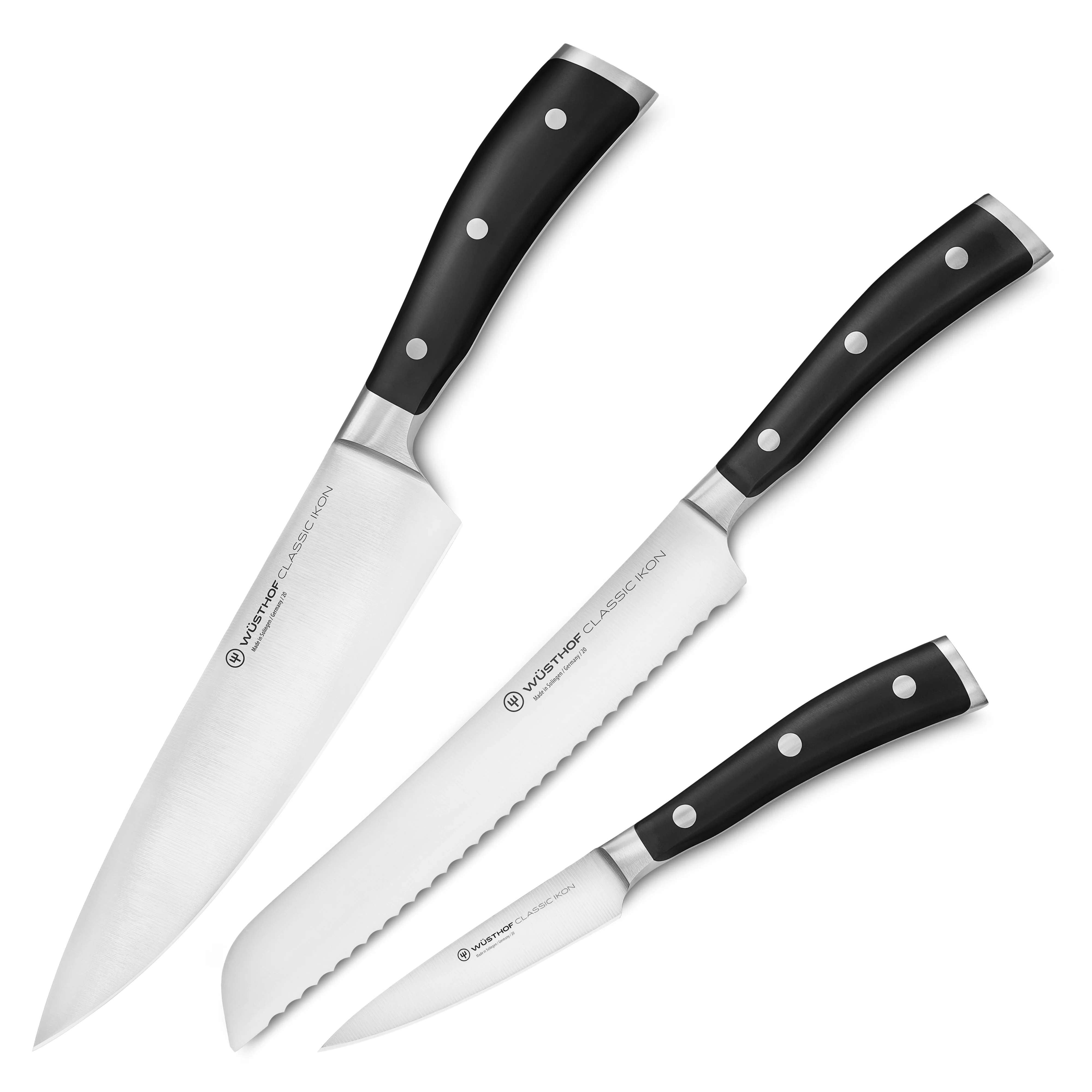 Wusthof Classic Ikon 3 Piece Knife Set - Image 4
