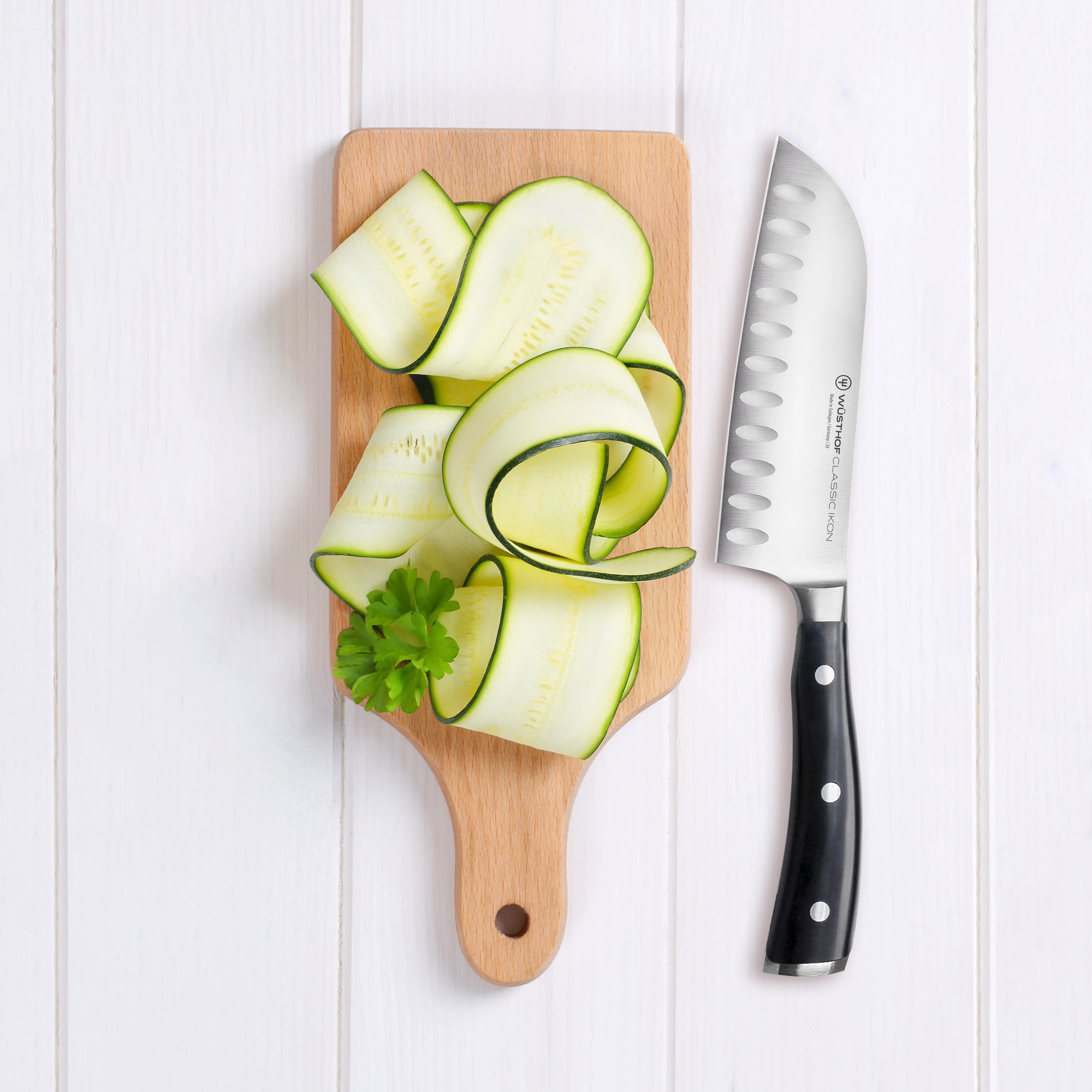 Wusthof Classic Ikon 5" Hollow Edge Santoku Knife - Image 5