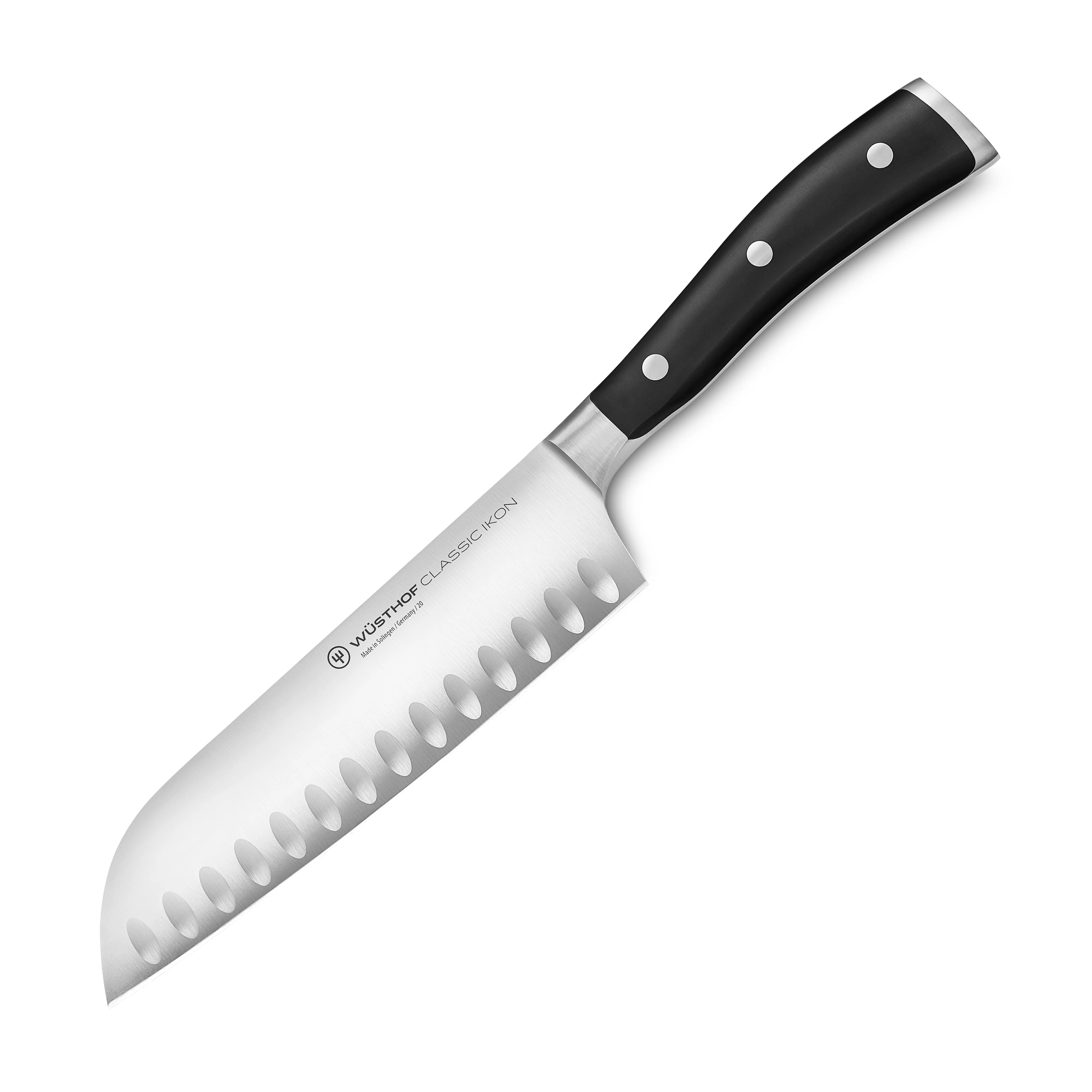 Wusthof Classic Ikon 7" Hollow Edge Santoku Knife - Image 4