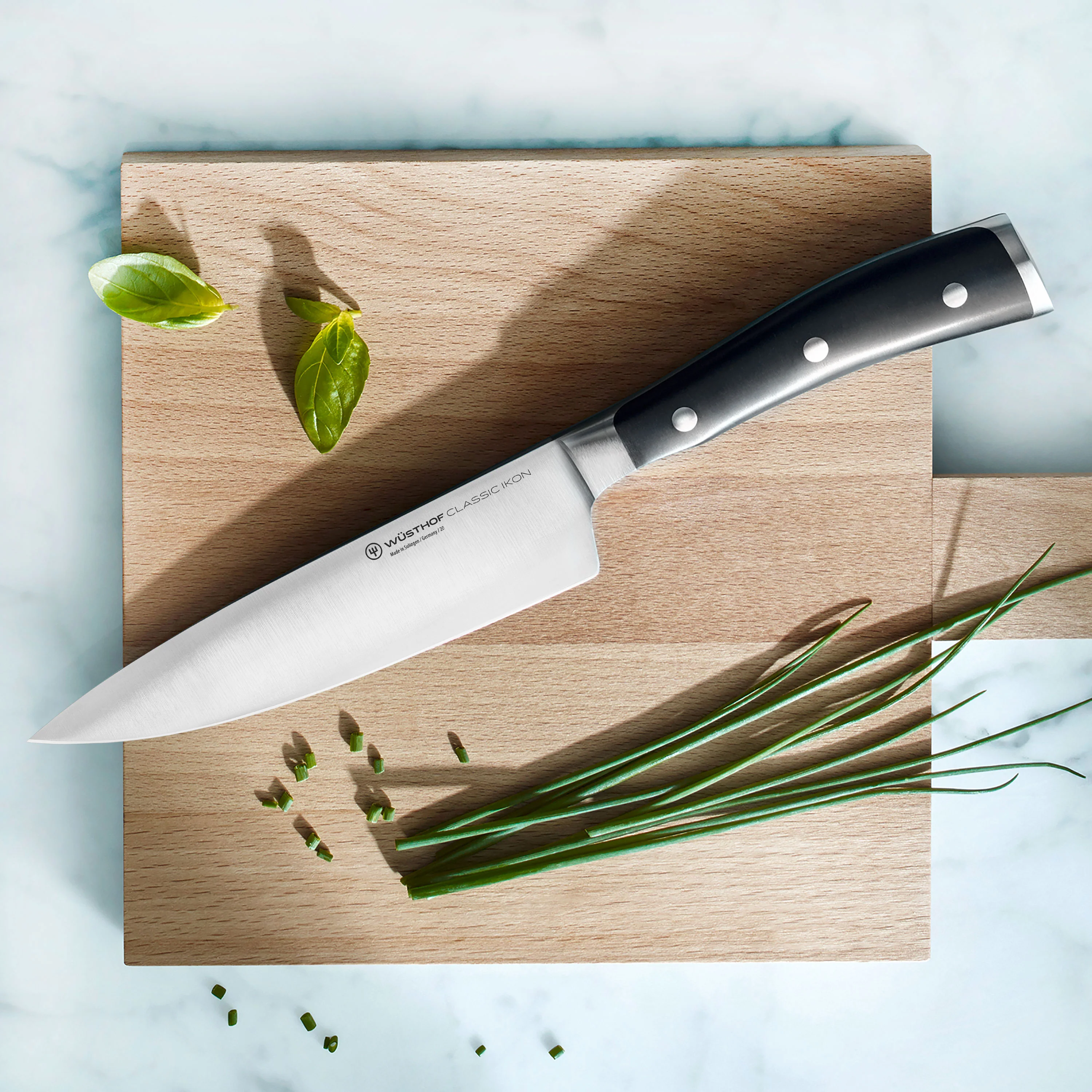 Wusthof Classic Ikon 7 Piece Acacia Slim Knife Block Set - Image 10