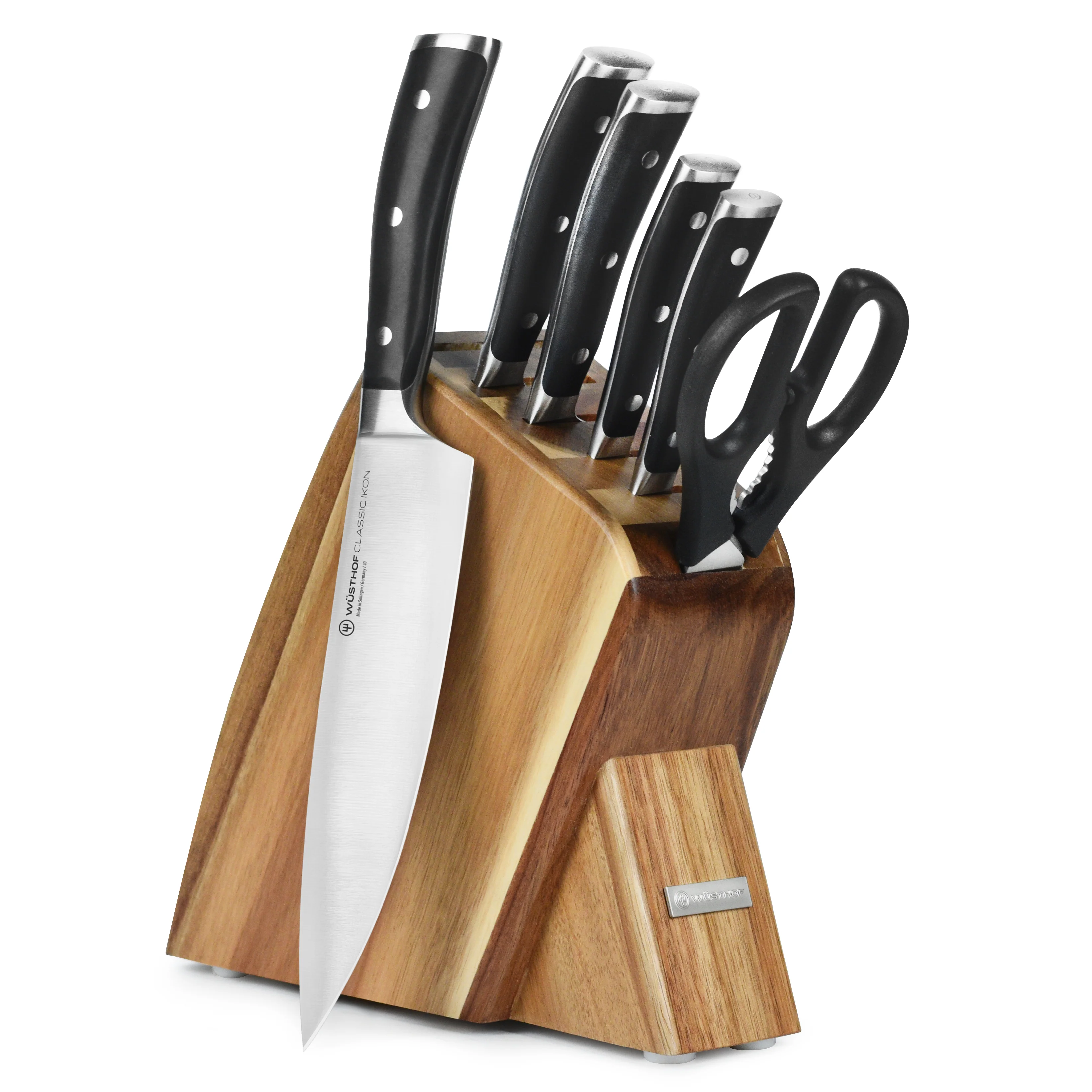 Wusthof Classic Ikon 7 Piece Acacia Slim Knife Block Set - Image 11