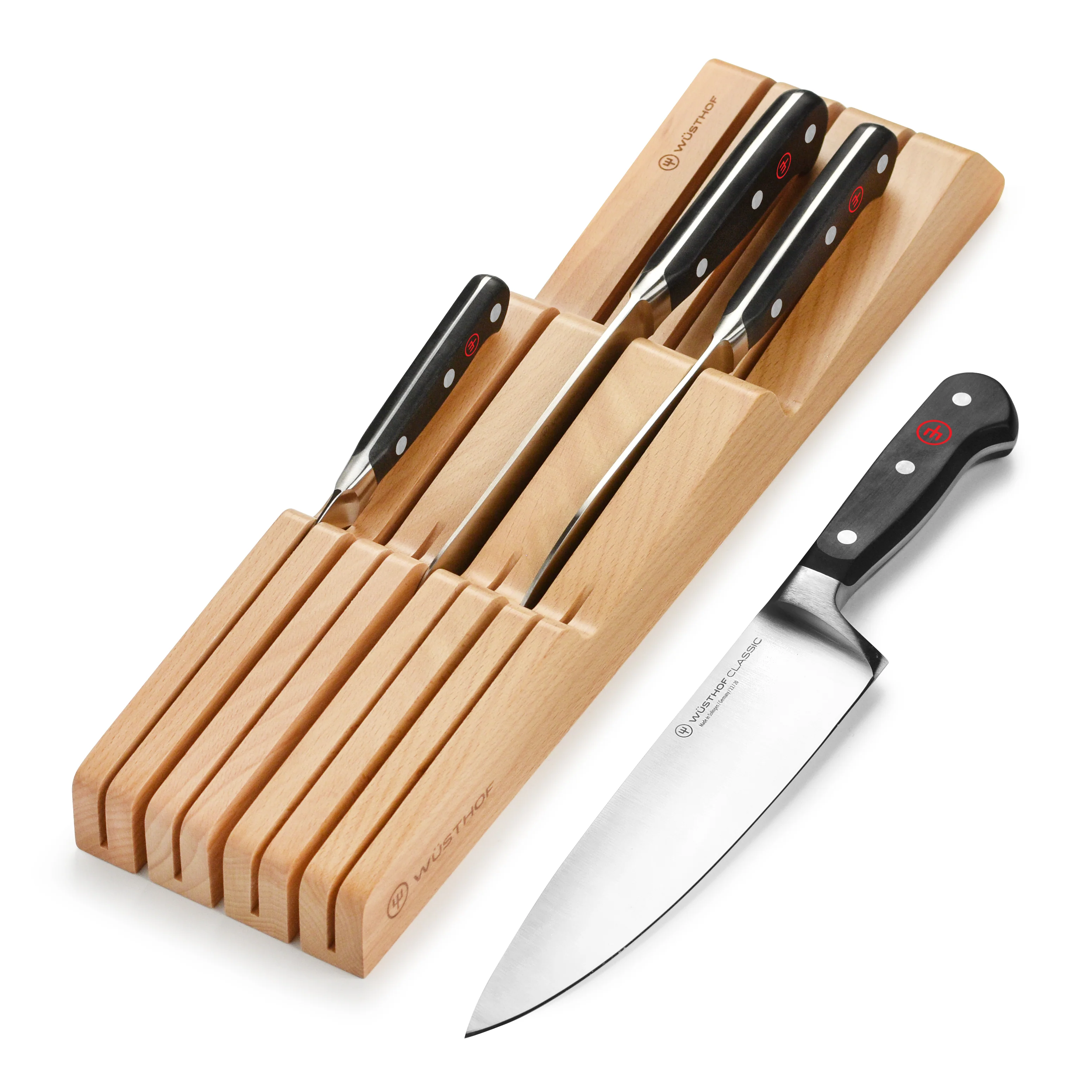 Wusthof Classic 5 Piece In-Drawer Knife Block Set - Image 9