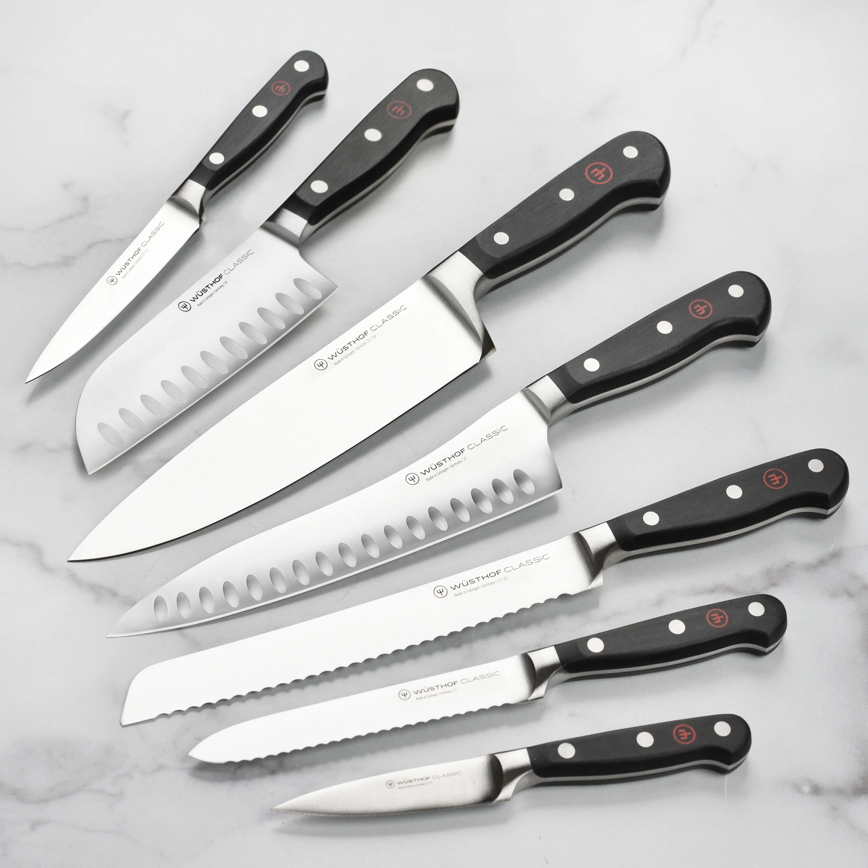 Wusthof Classic 16 Piece Walnut Knife Block Set with Forged Steak Knives - Image 2
