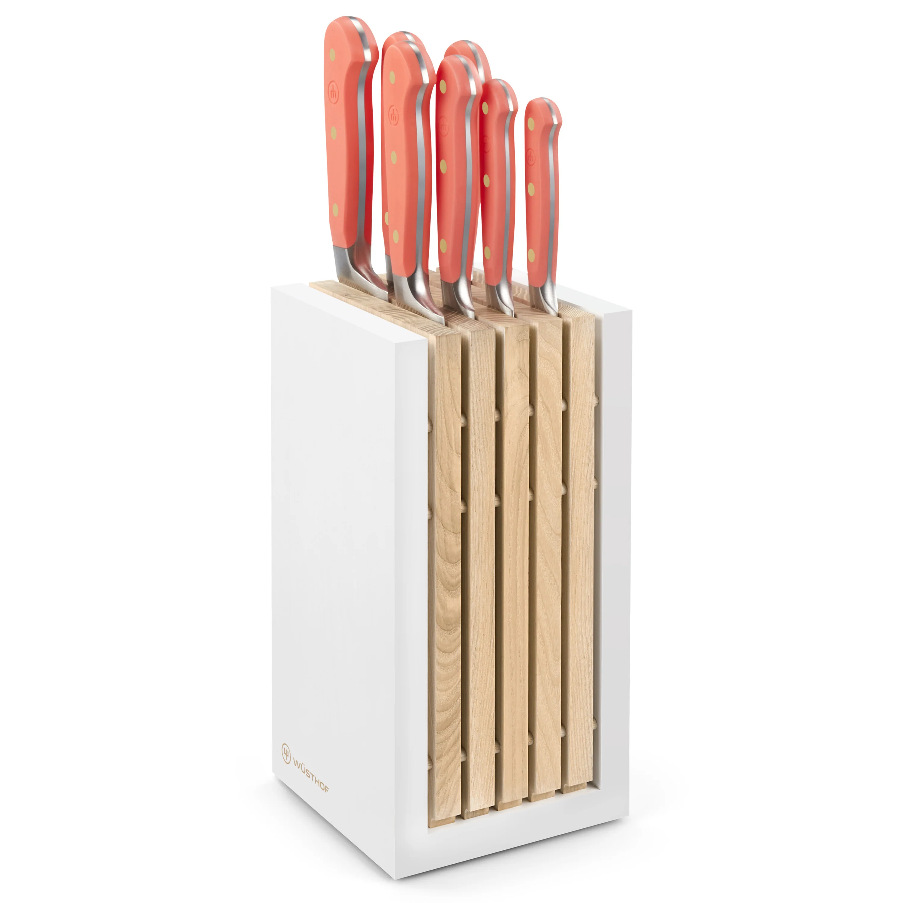 Wusthof Classic Coral Peach 8 Piece Knife Block Set - Image 4