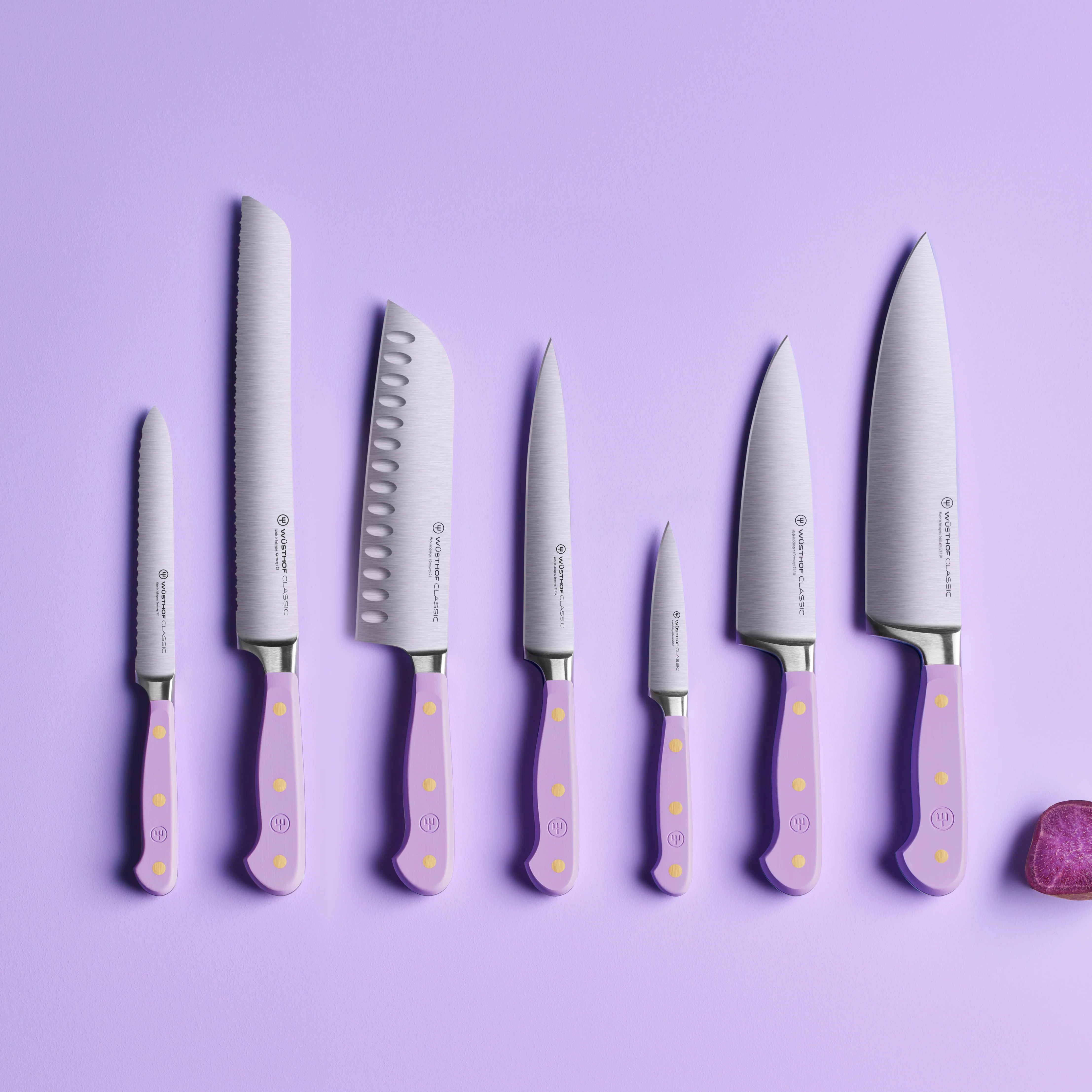 Wusthof Classic Purple Yam 8 Piece Knife Block Set - Image 2