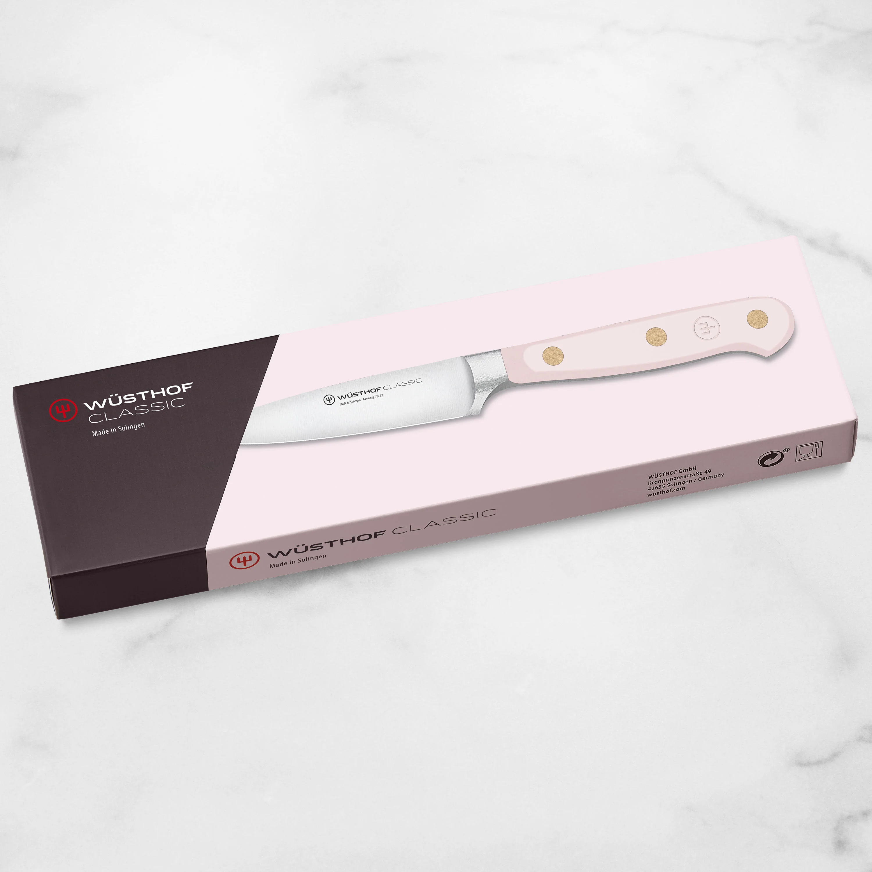Wusthof Classic Pink Himalayan Salt 3.5" Paring Knife - Image 7