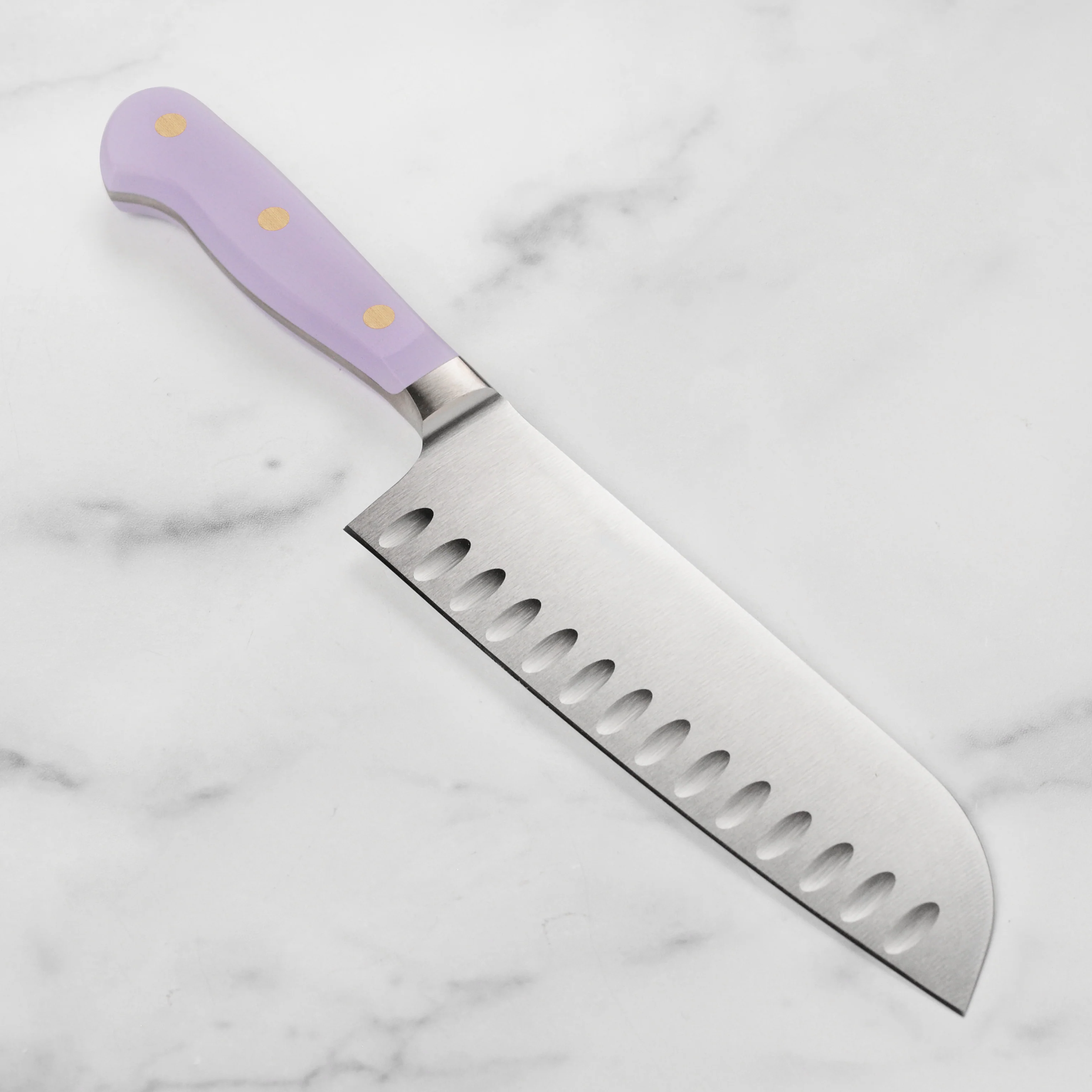 Wusthof Classic Purple Yam 7" Hollow Edge Santoku Knife - Image 6