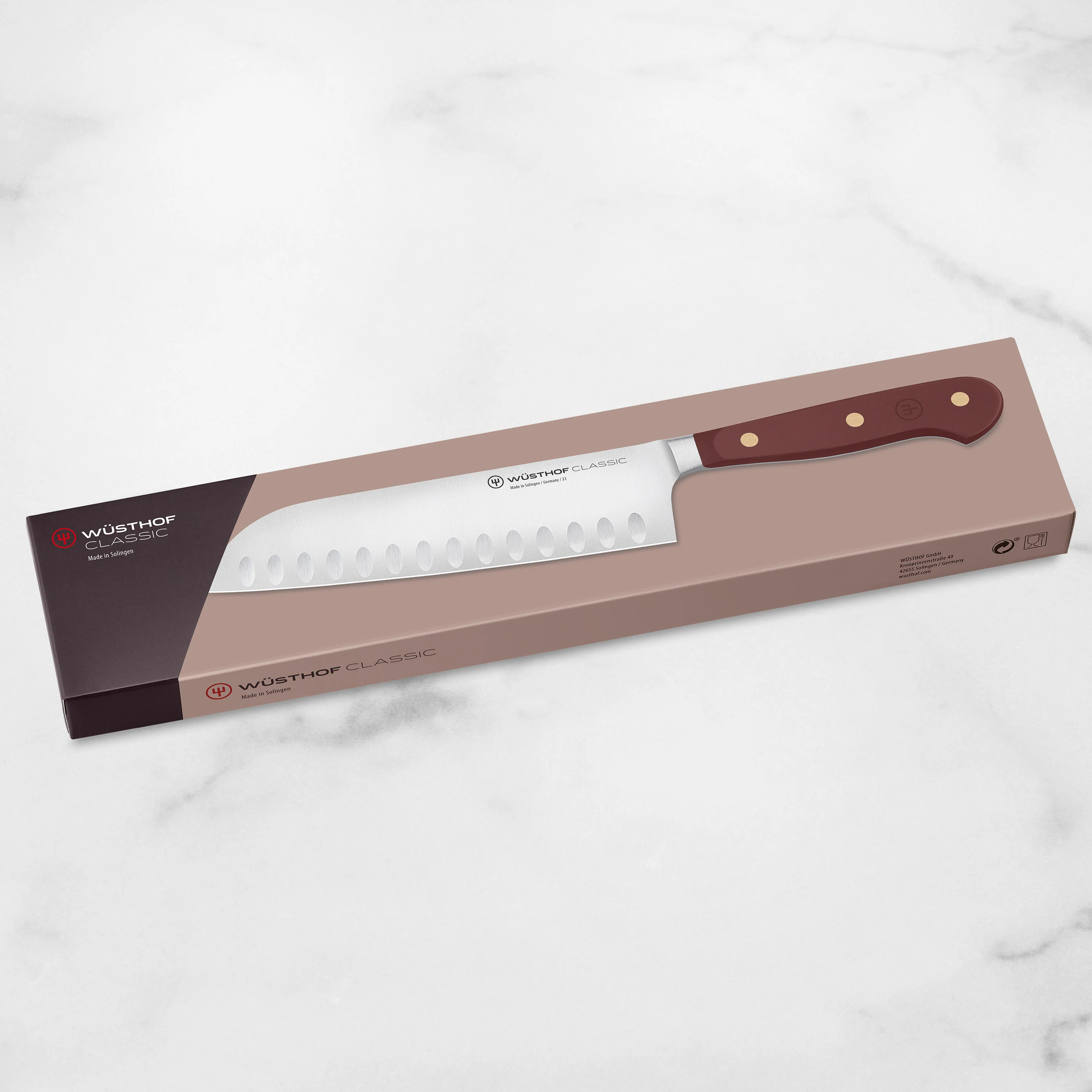 Wusthof Classic Tasty Sumac 7" Hollow Edge Santoku Knife - Image 7