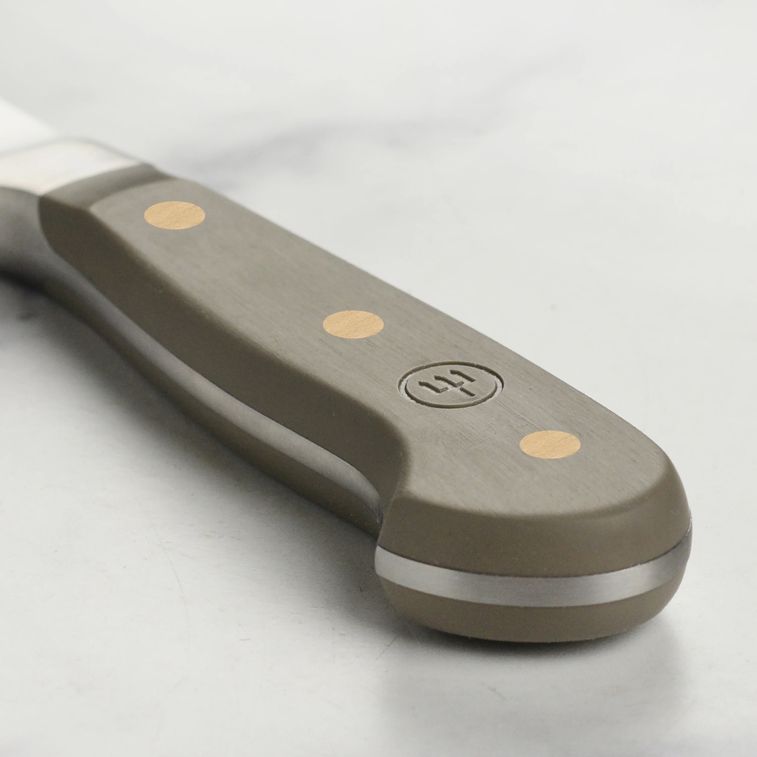 Wusthof Classic Velvet Oyster 7" Hollow Edge Santoku Knife - Image 2