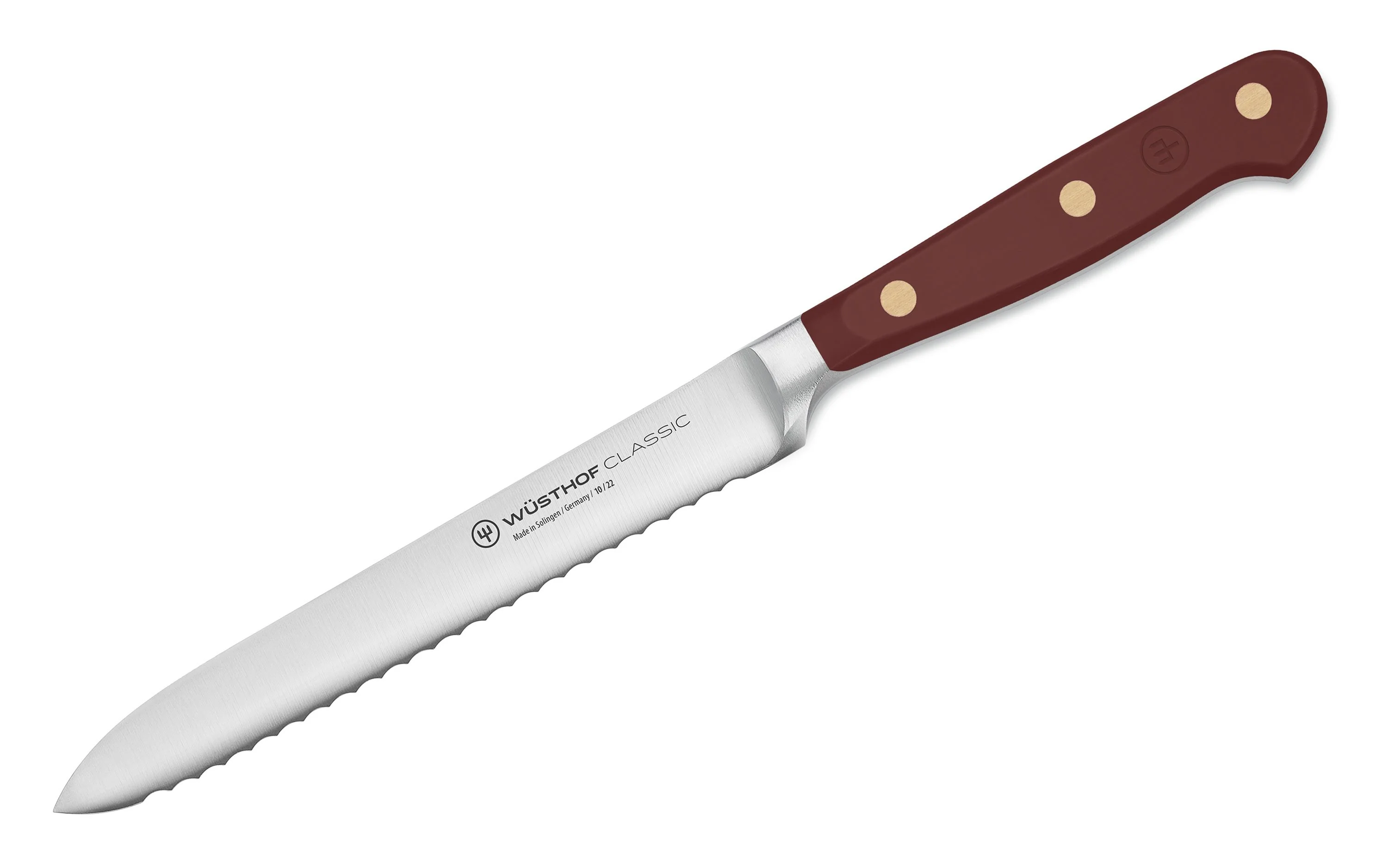 Wusthof Classic Tasty Sumac 5" Serrated Utility Knife - Image 8