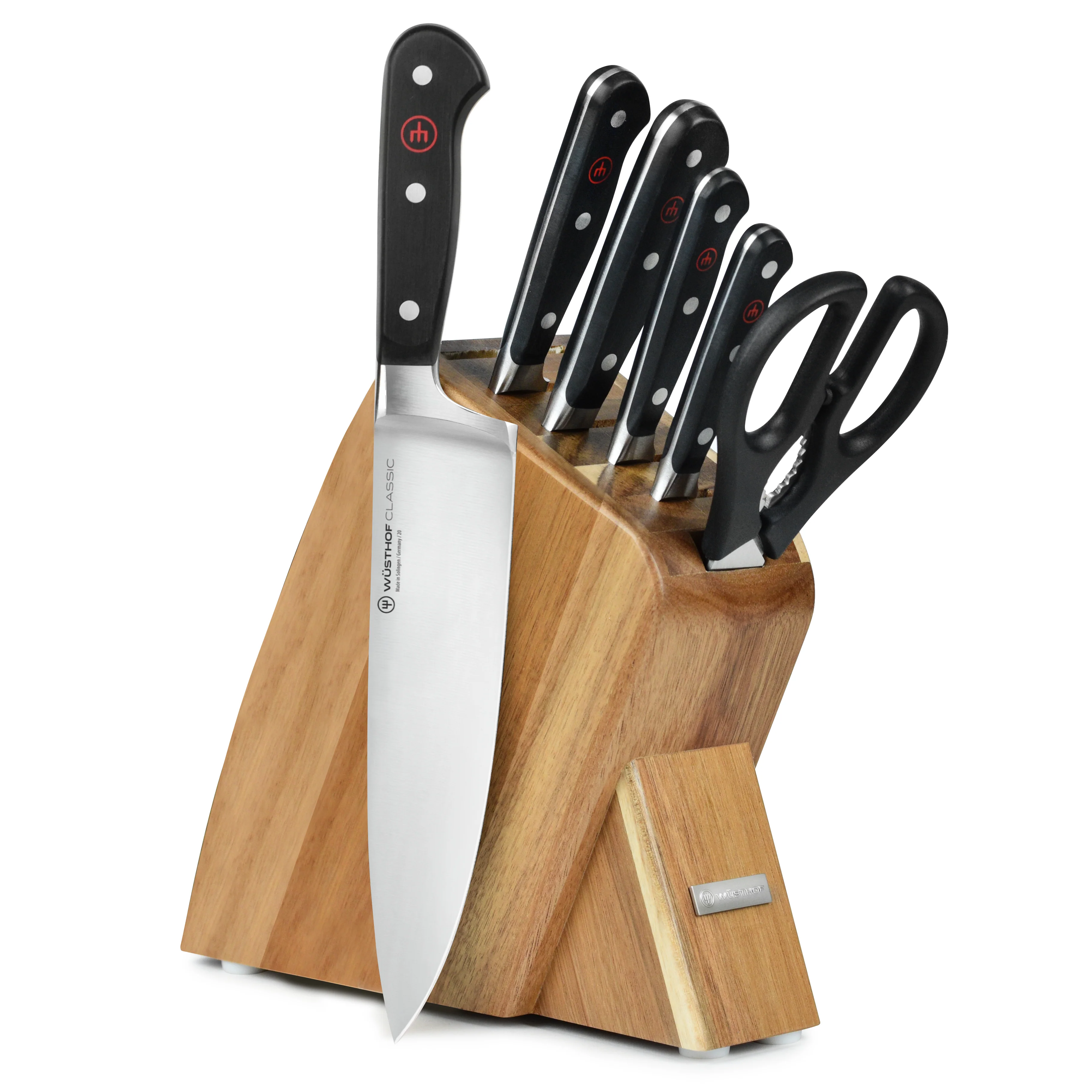 Wusthof Classic 7 Piece Acacia Slim Knife Block Set - Image 6