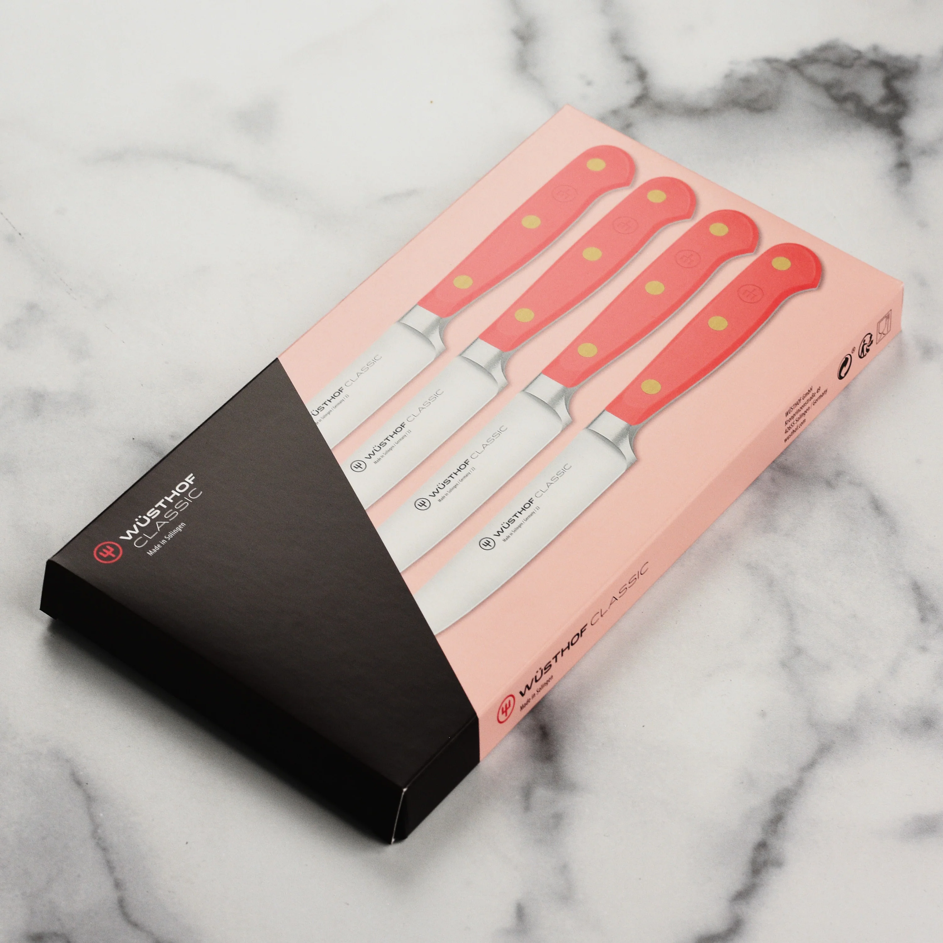 Wusthof Classic Coral Peach 4 Piece Steak Knife Set - Image 7
