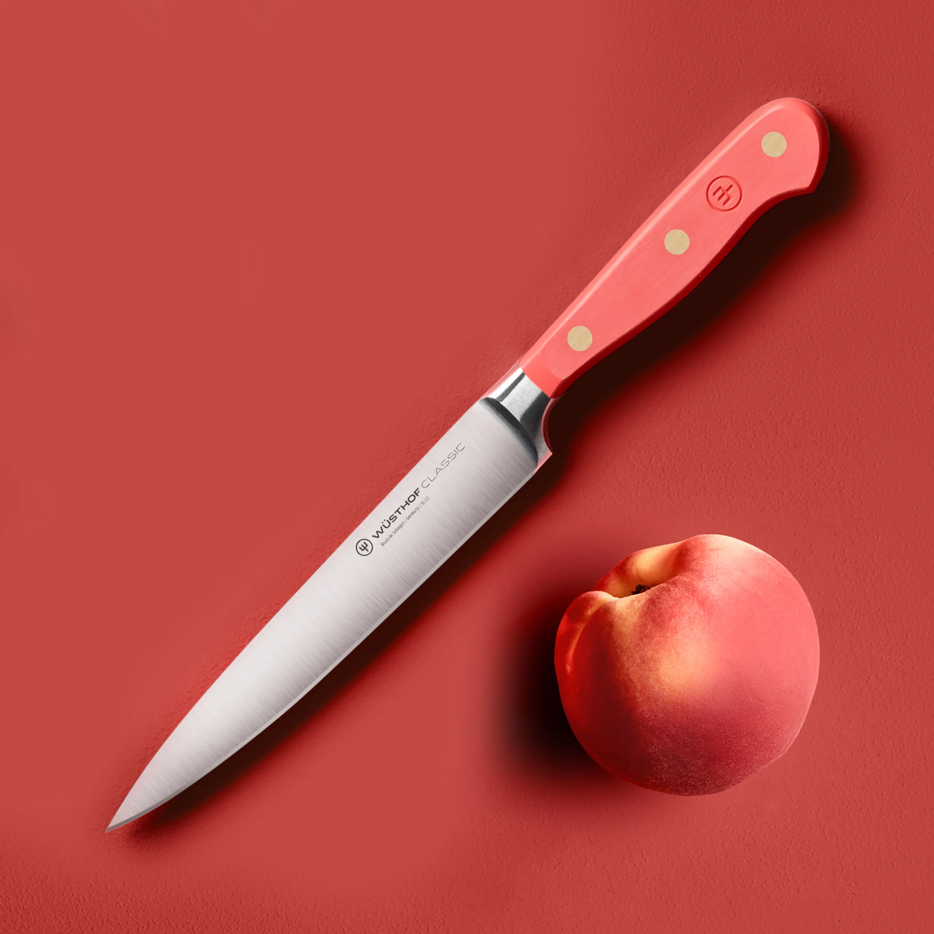 Wusthof Classic Coral Peach 6" Utility Knife - Image 5