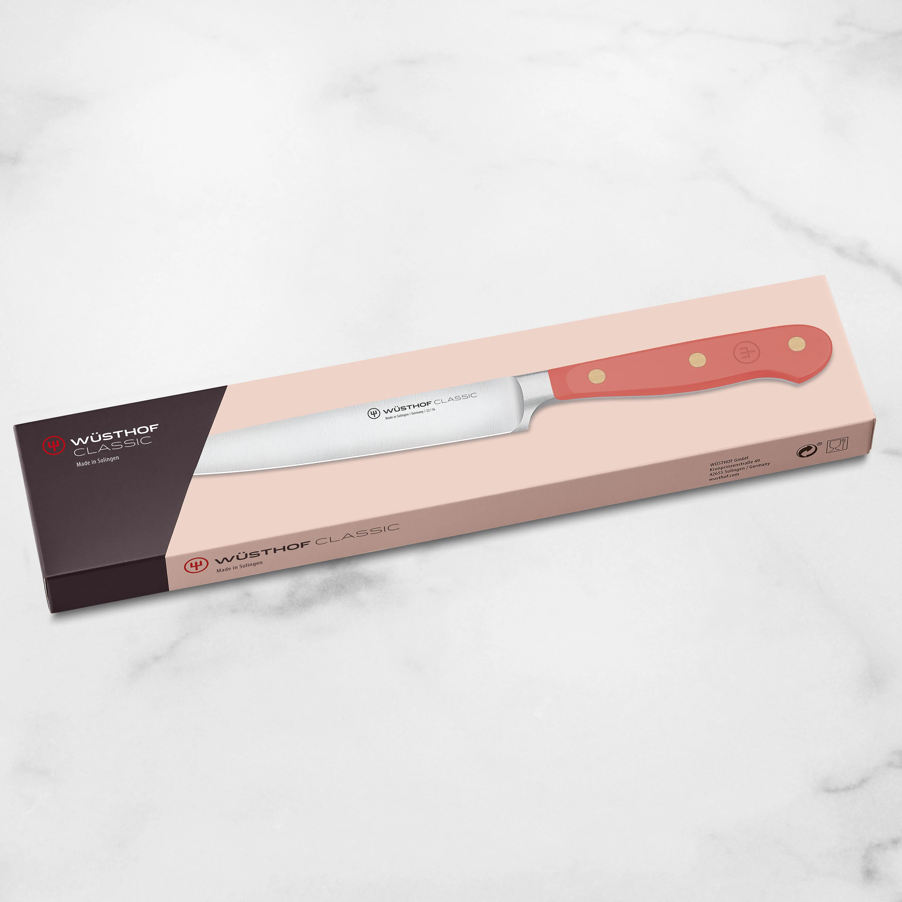 Wusthof Classic Coral Peach 6" Utility Knife - Image 7