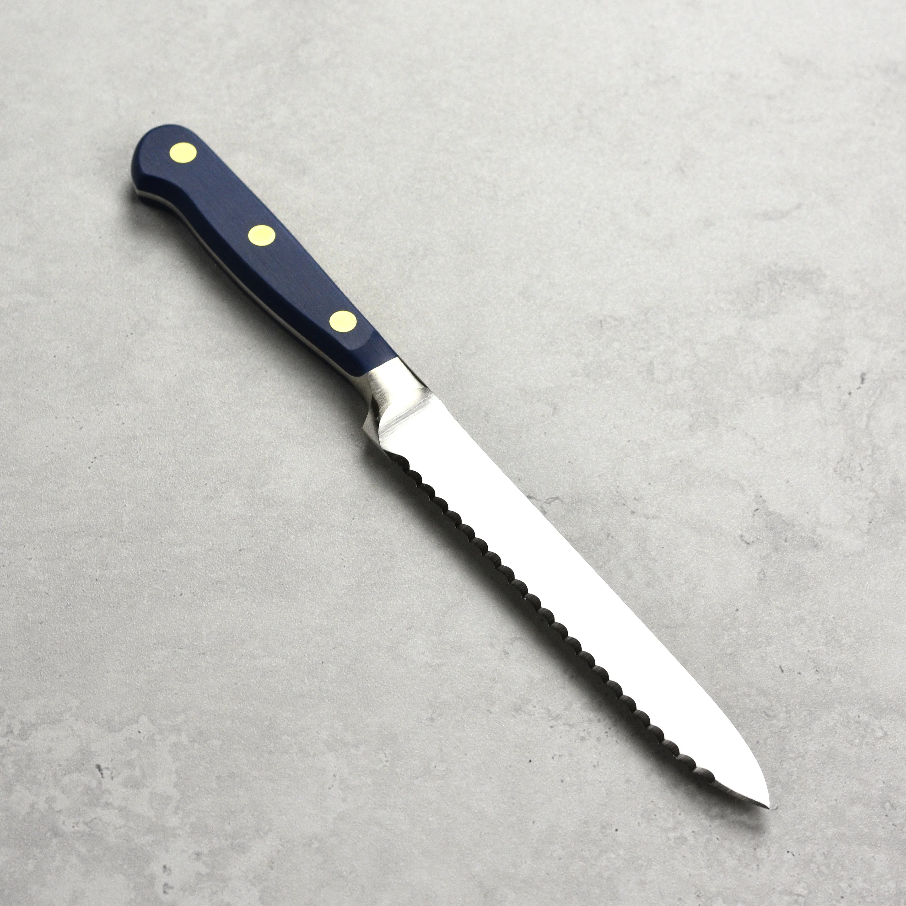 Wusthof Classic Wild Blueberry 5" Serrated Utility Knife - Image 5