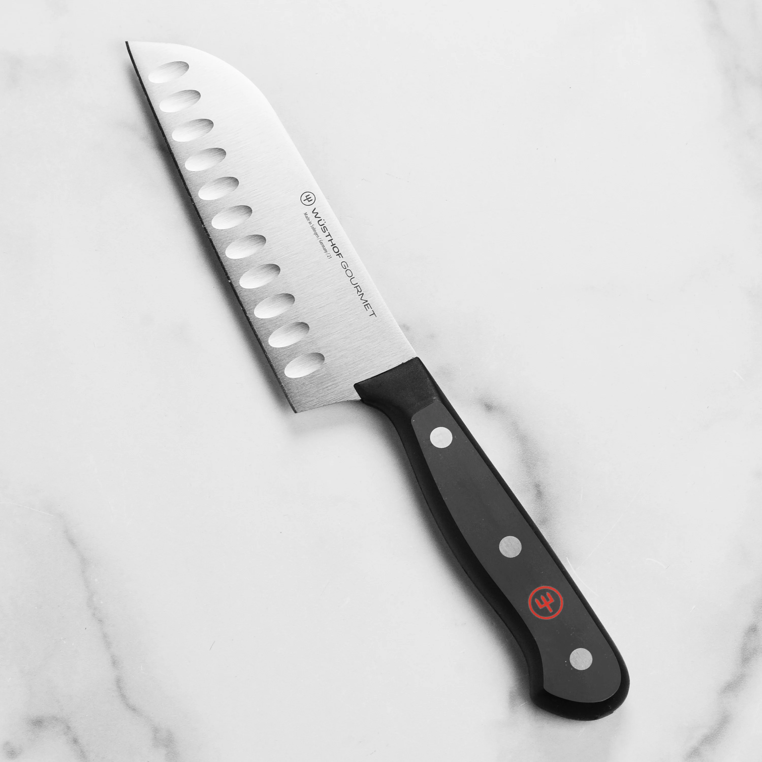 Wusthof Gourmet 5" Hollow Edge Santoku Knife - Image 5