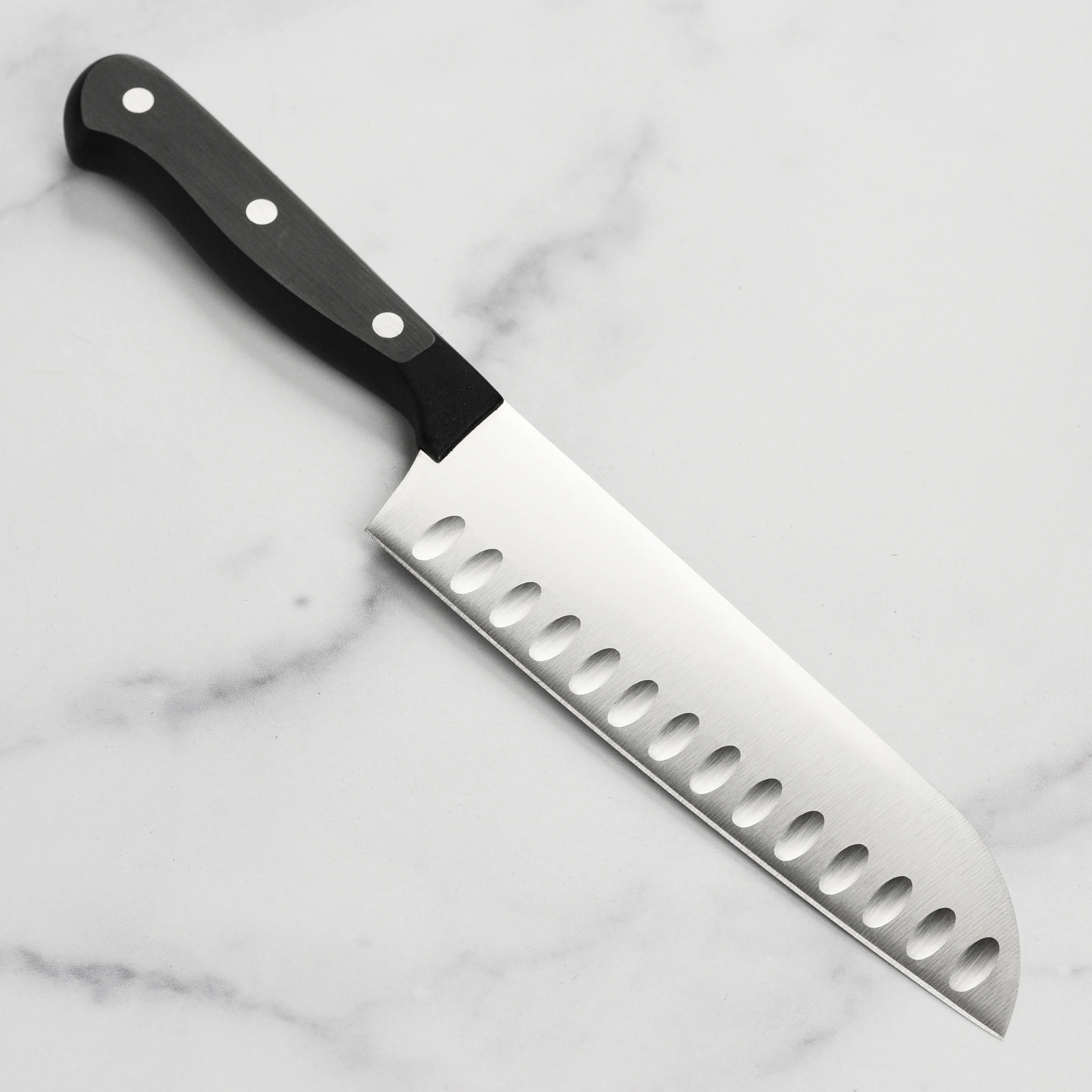 Wusthof Gourmet 7" Hollow Edge Santoku Knife - Image 5