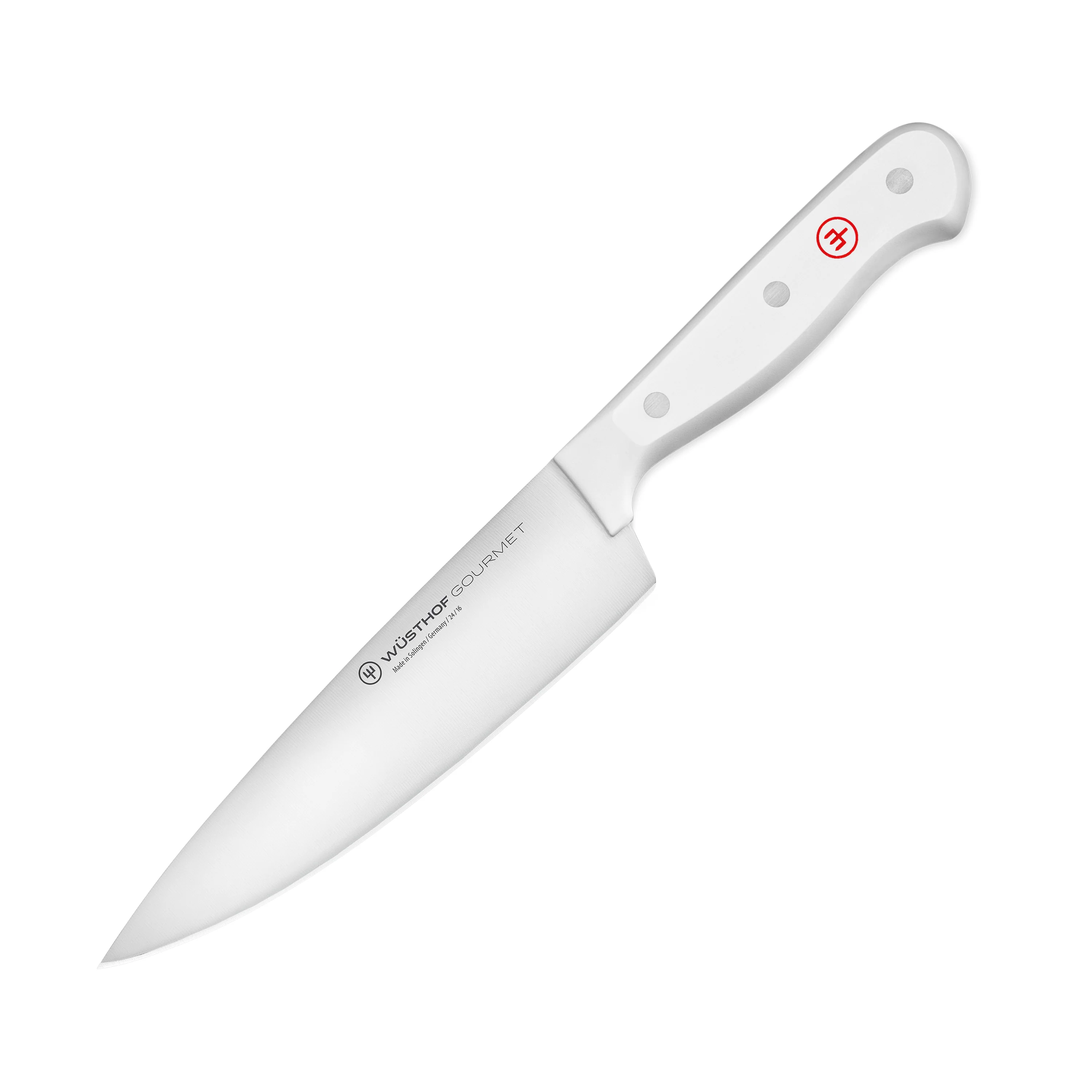 Wusthof Gourmet 6" Chef's Knife, White Handle - Image 4