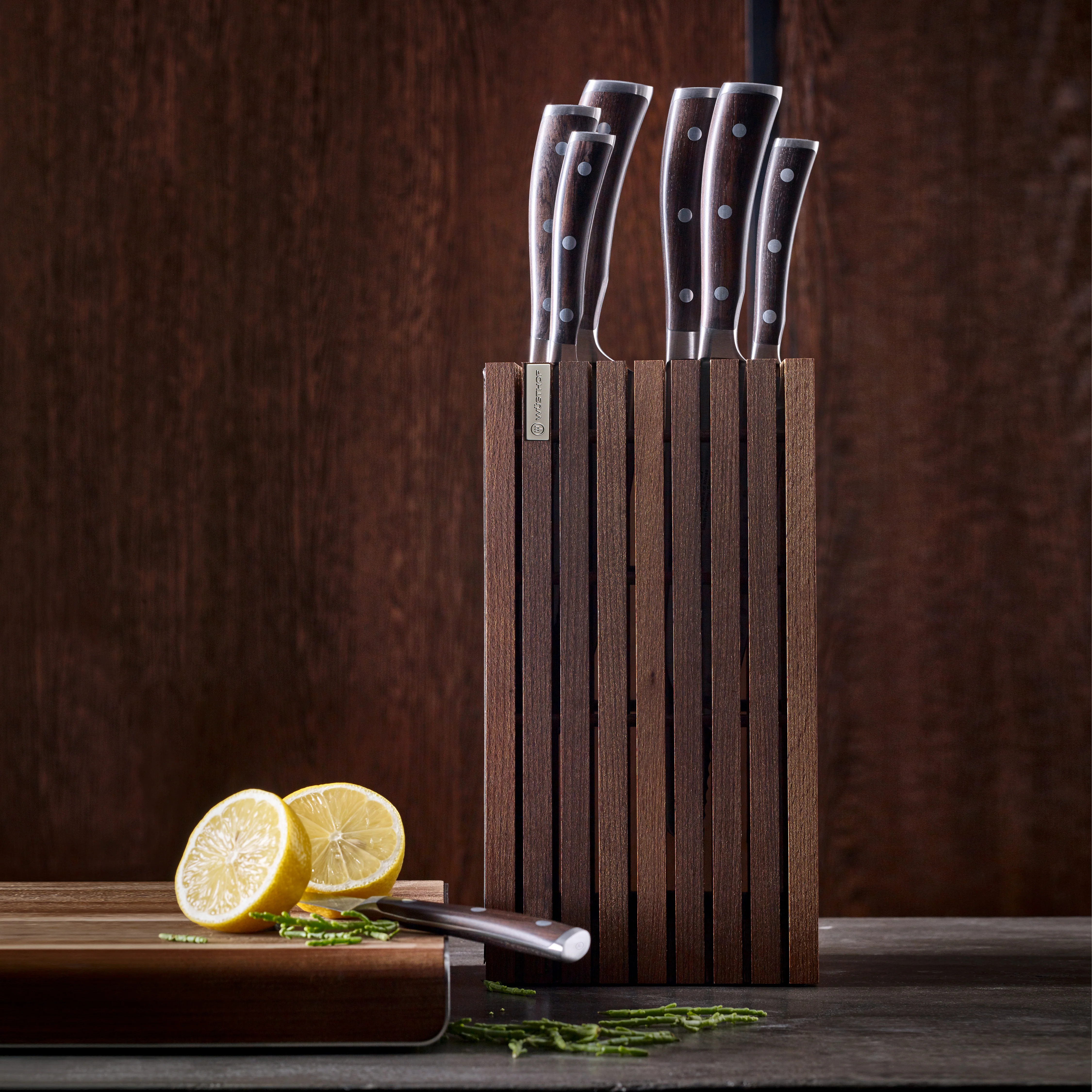 Wusthof 13 Slot Heat-Treated-Beech Knife Block - Image 2