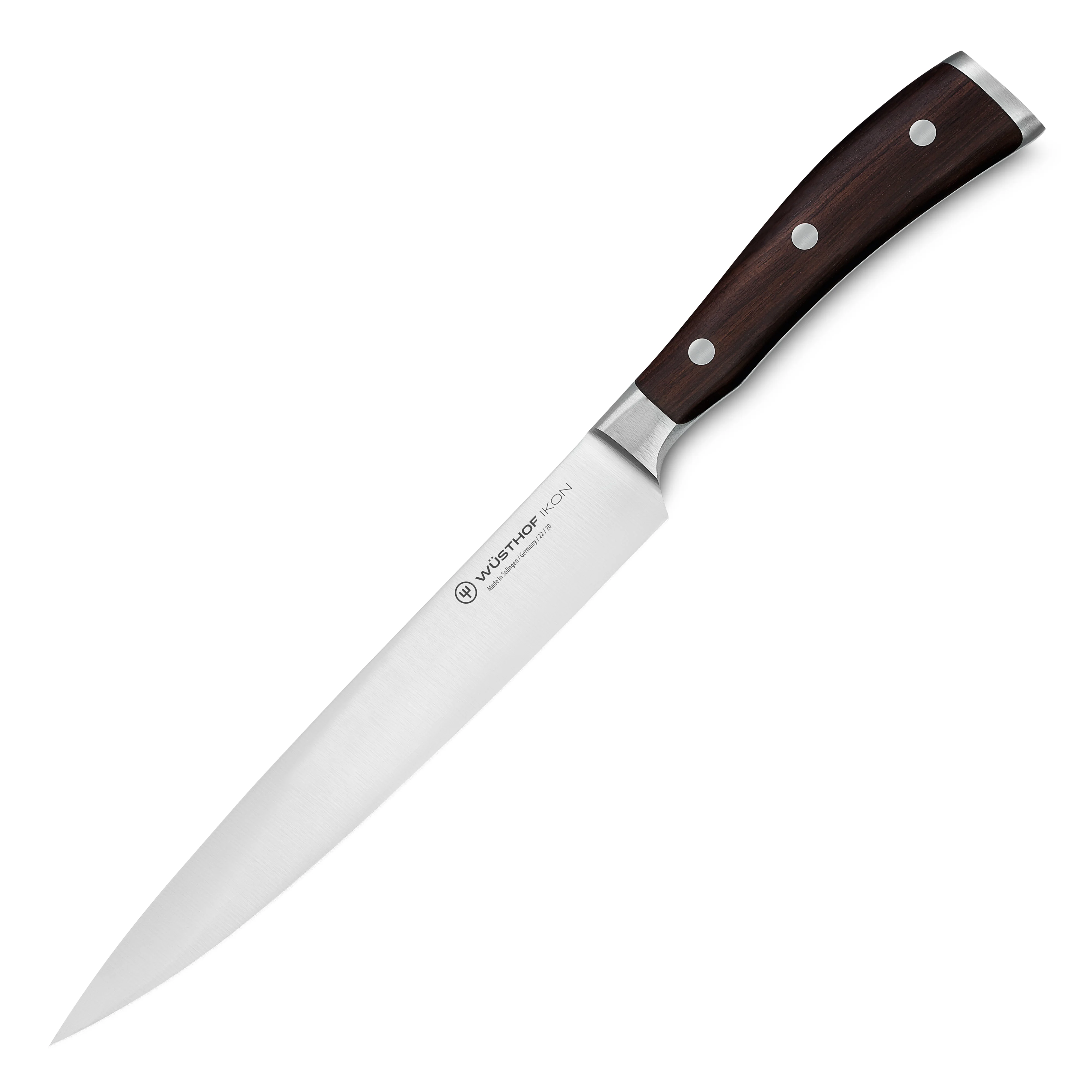 Wusthof Ikon Blackwood 8" Carving Knife - Image 4