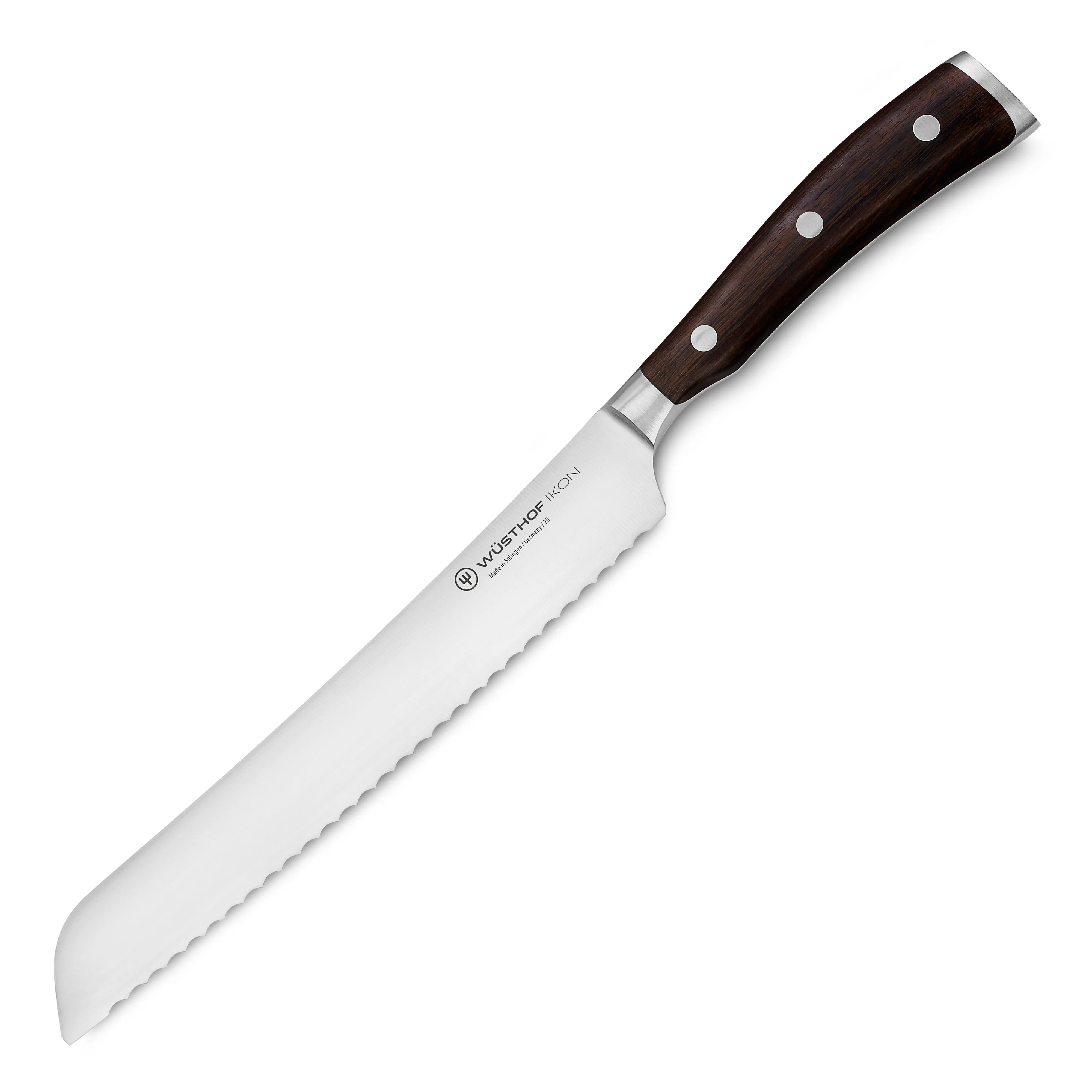 Wusthof Ikon Blackwood 8" Bread Knife - Image 4