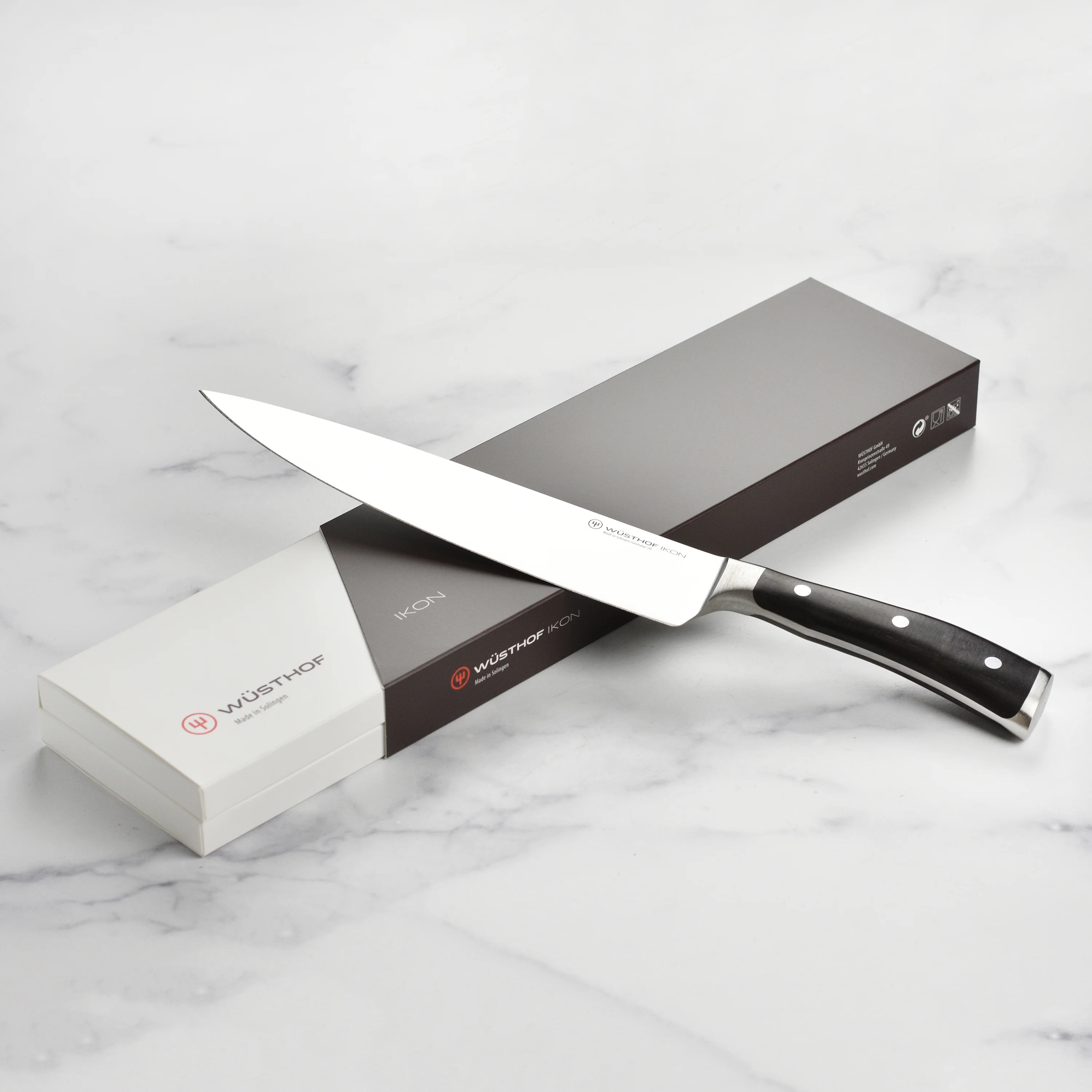 Wusthof Ikon Blackwood 9" Chef's Knife - Image 6