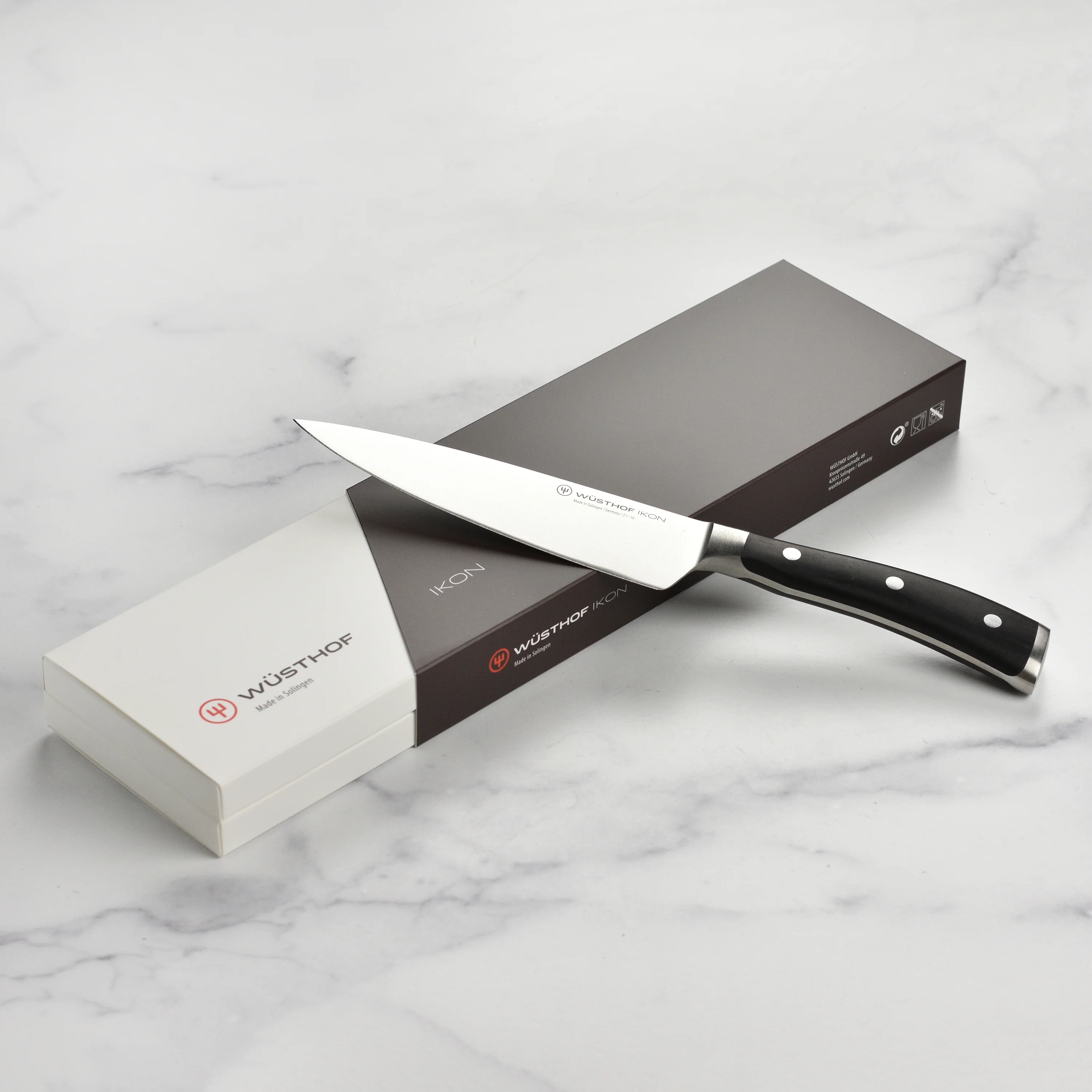 Wusthof Ikon Blackwood 6" Chef's Knife - Image 6