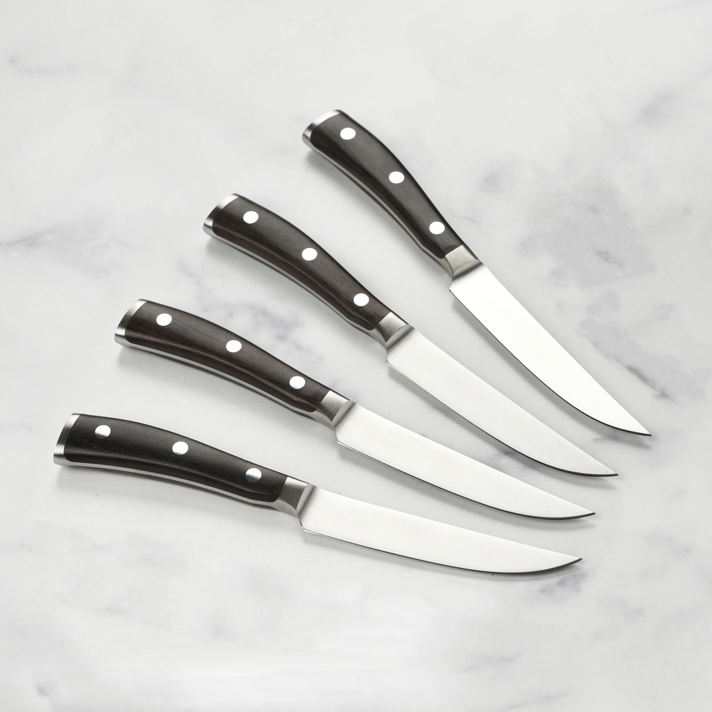 Wusthof Ikon Blackwood 4 Piece Steak Knife Set with Wood Case - Image 7