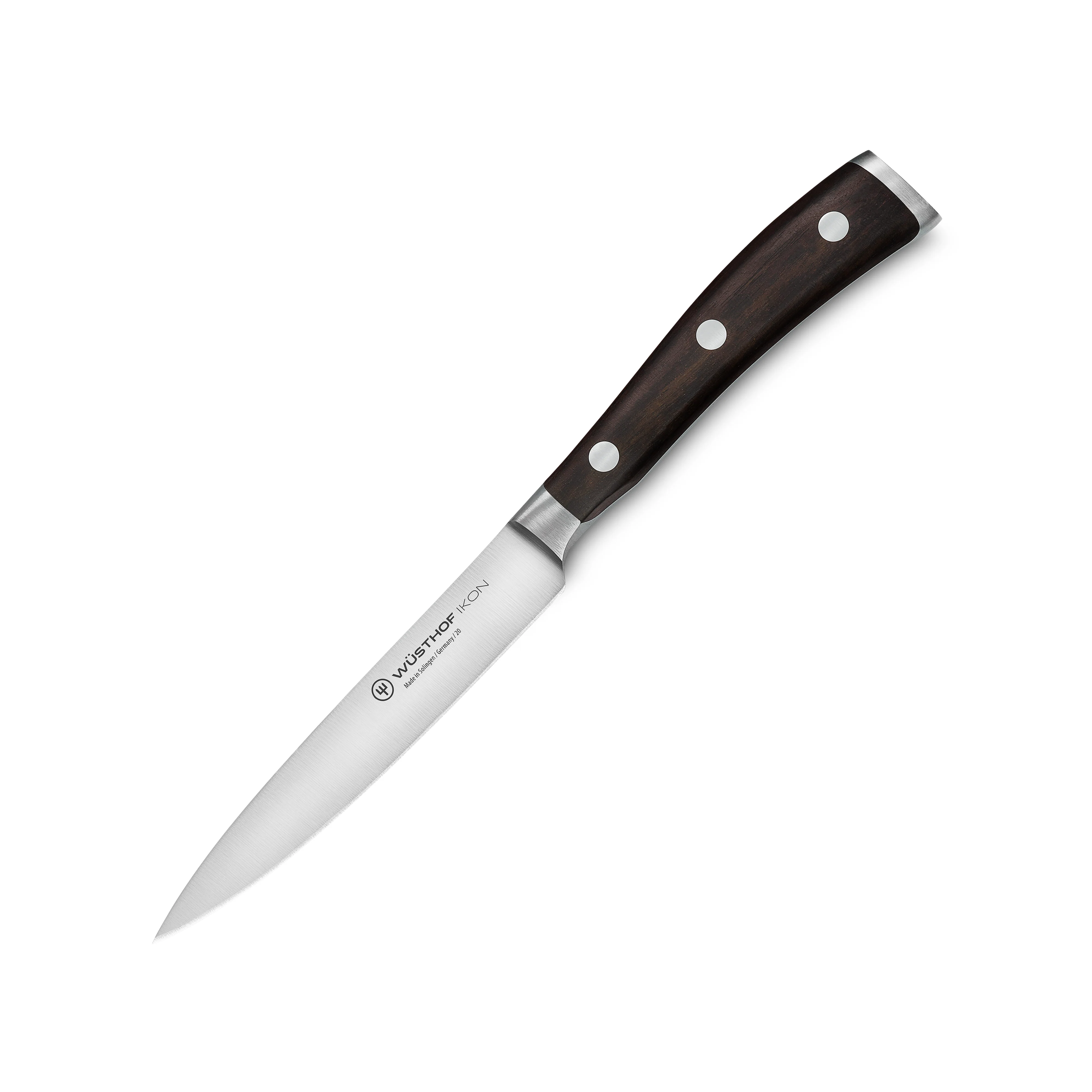 Wusthof Ikon Blackwood 4.5" Utility Knife - Image 4