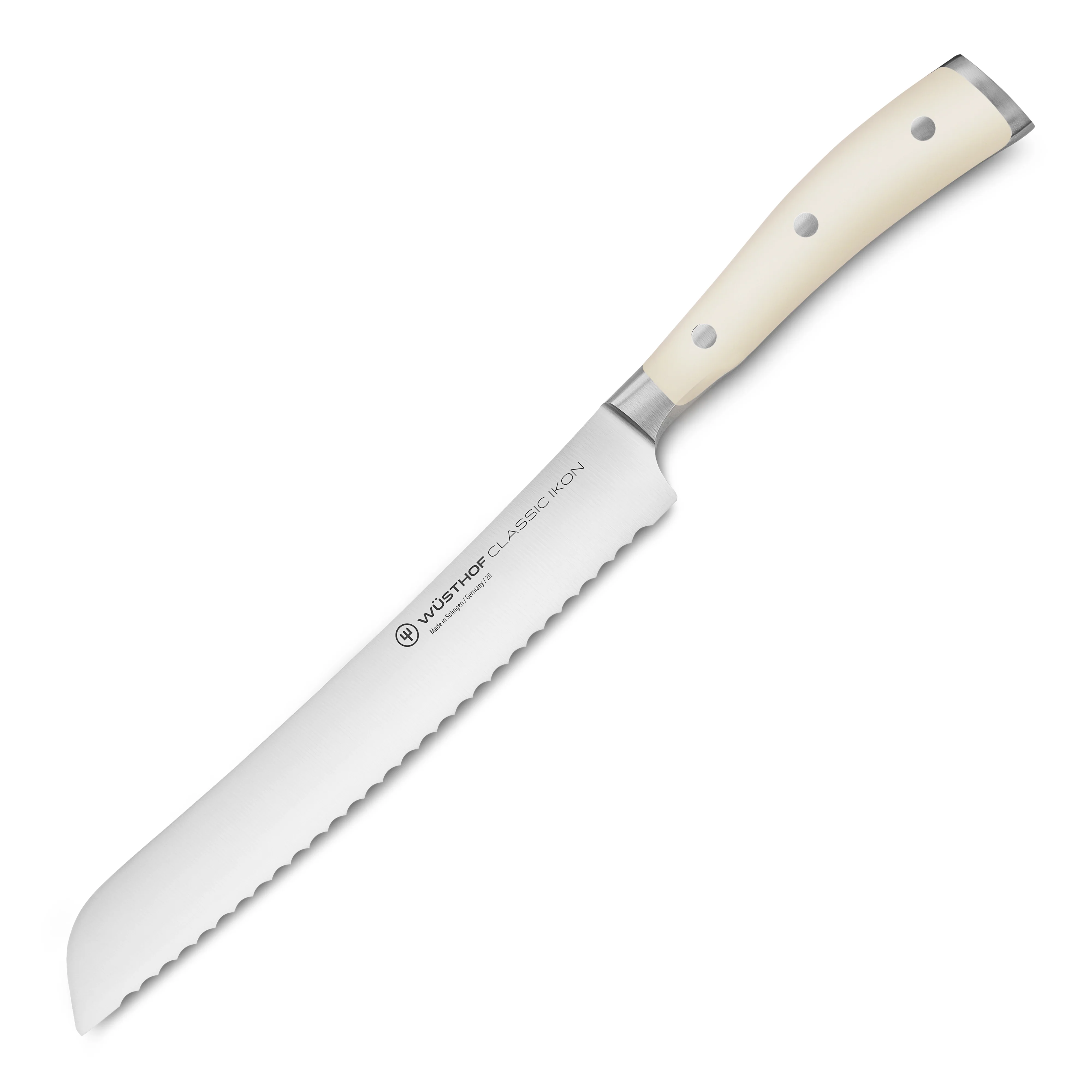 Wusthof Classic Ikon Creme 8" Bread Knife - Image 4