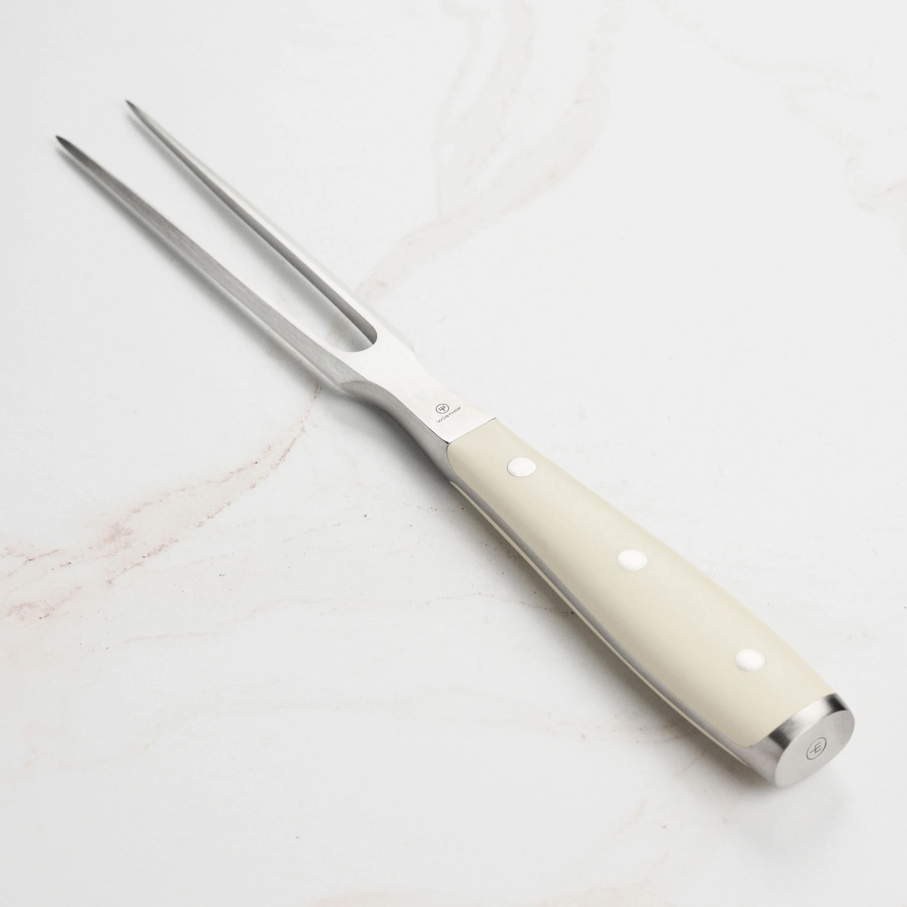 Wusthof Classic Ikon Creme 6" Carving Fork - Image 3