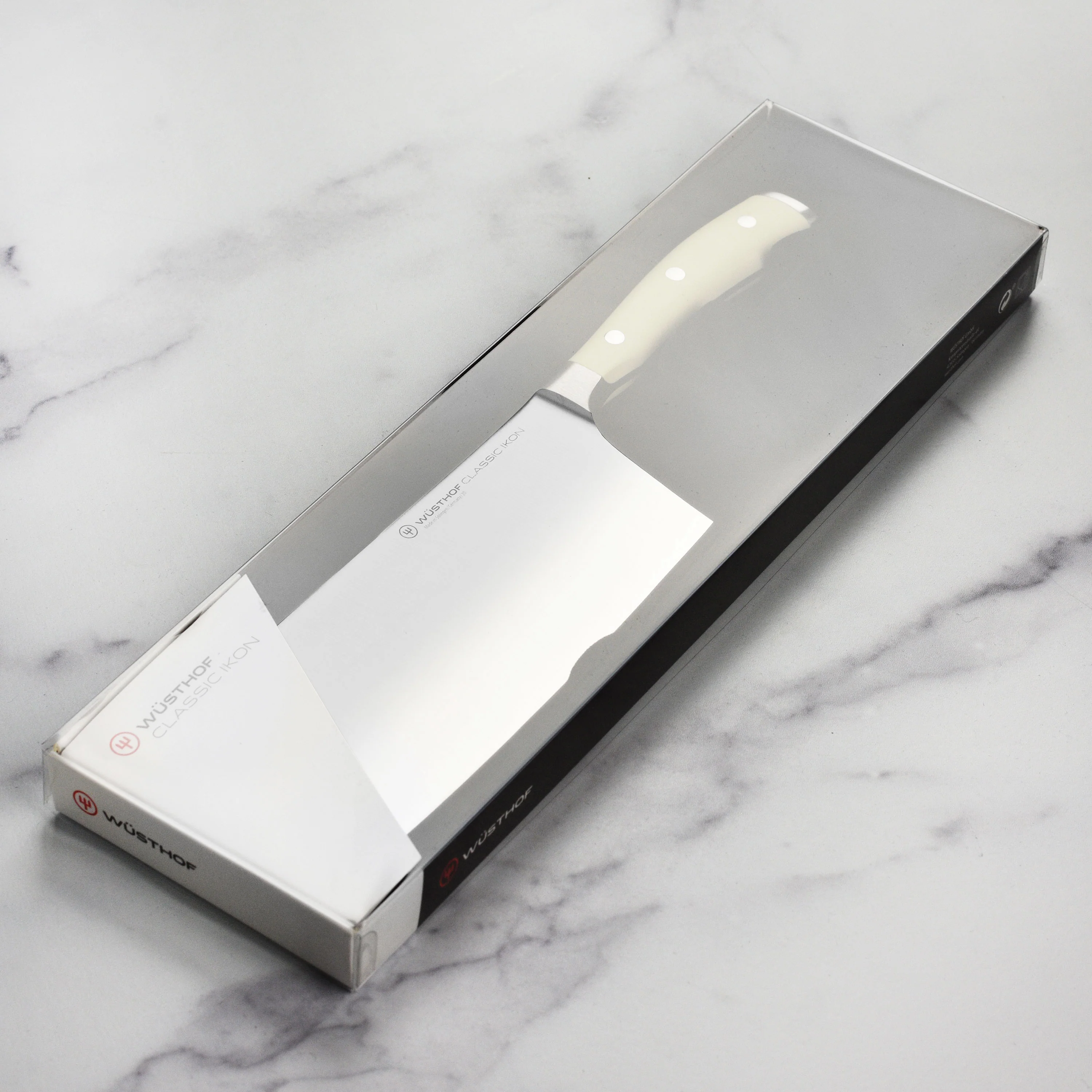 Wusthof Classic Ikon Creme 7" Chinese Chef's Knife - Image 6