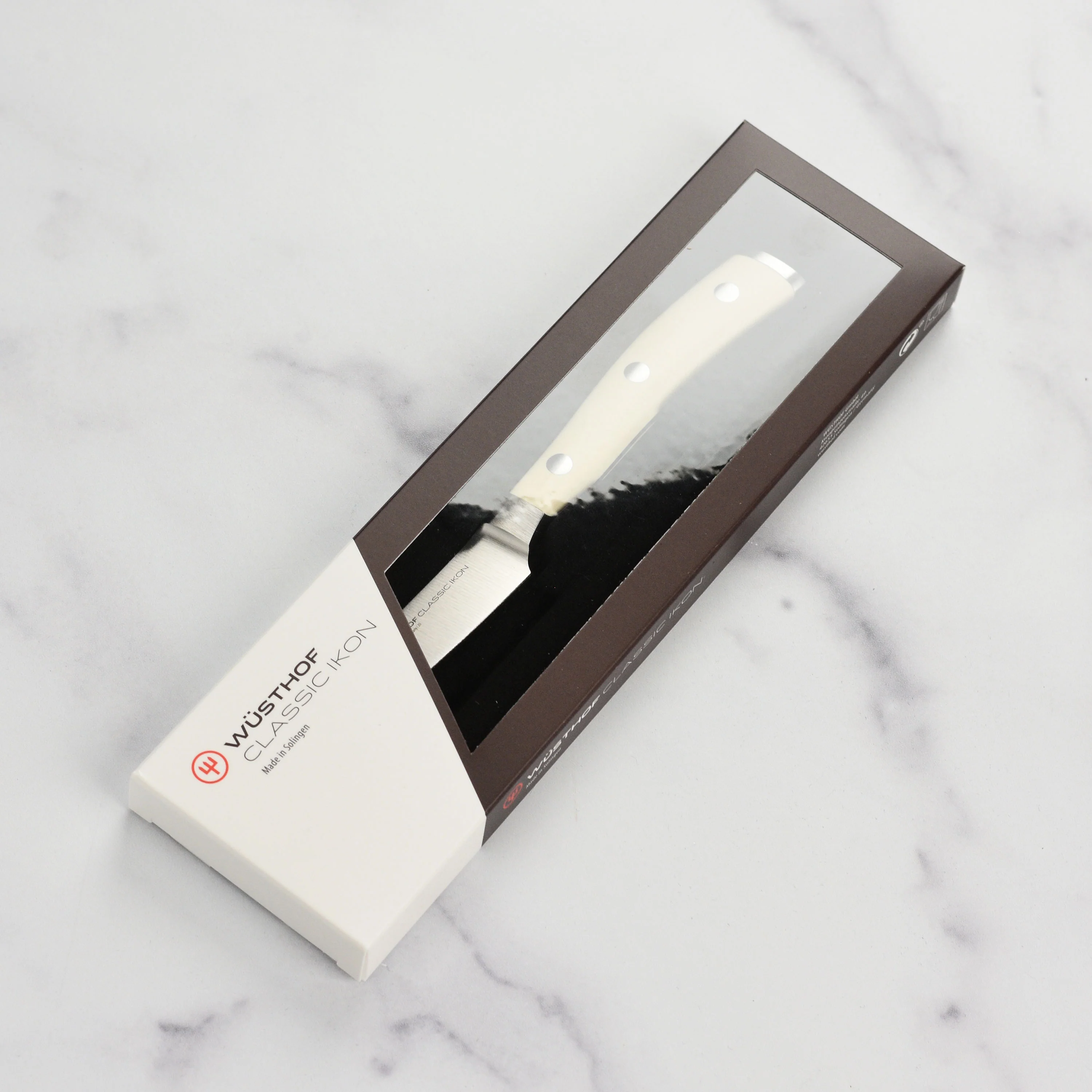 Wusthof Classic Ikon Creme 3" Flat Cut Paring Knife - Image 6