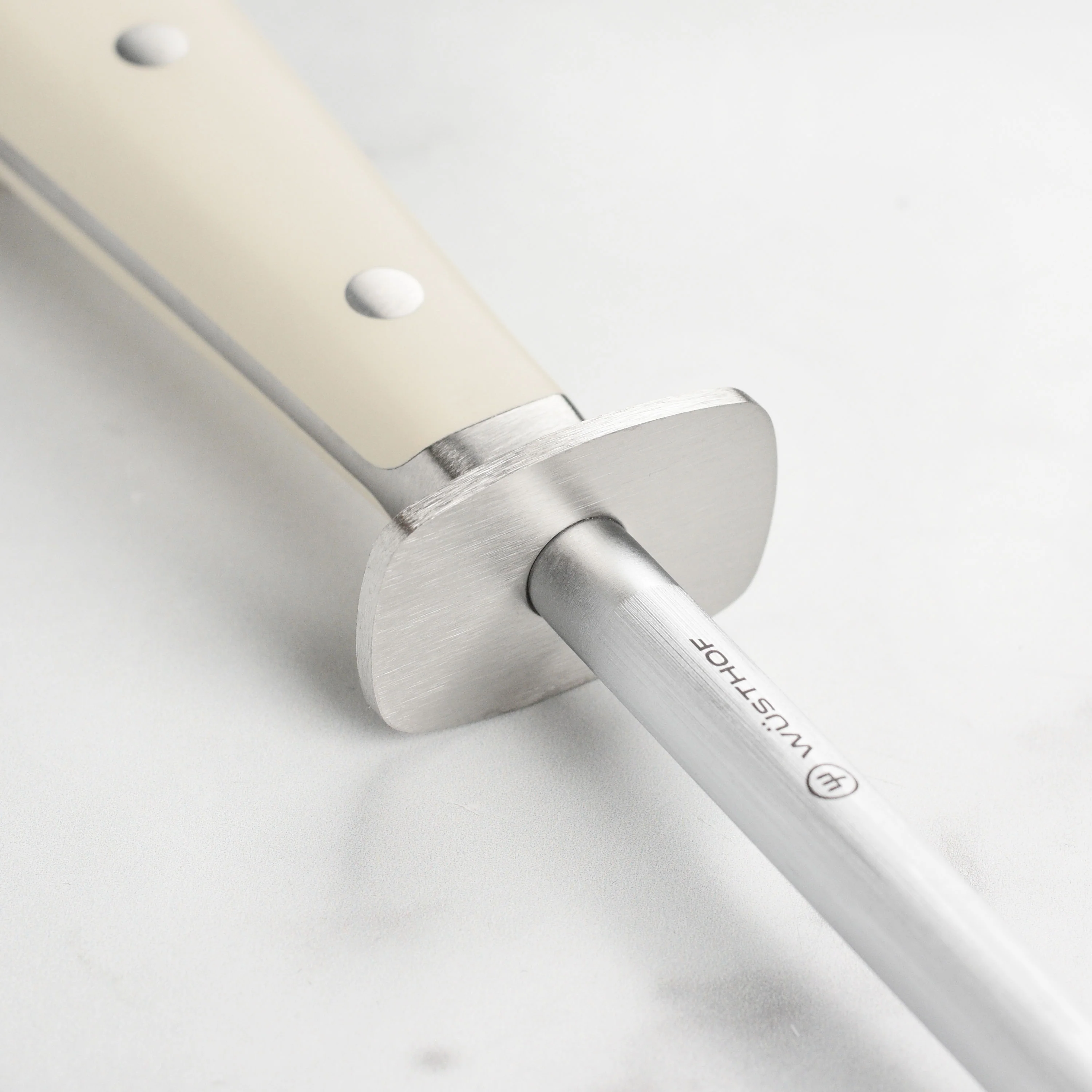 Wusthof Classic Ikon Creme 10" Premium Honing Steel - Image 6