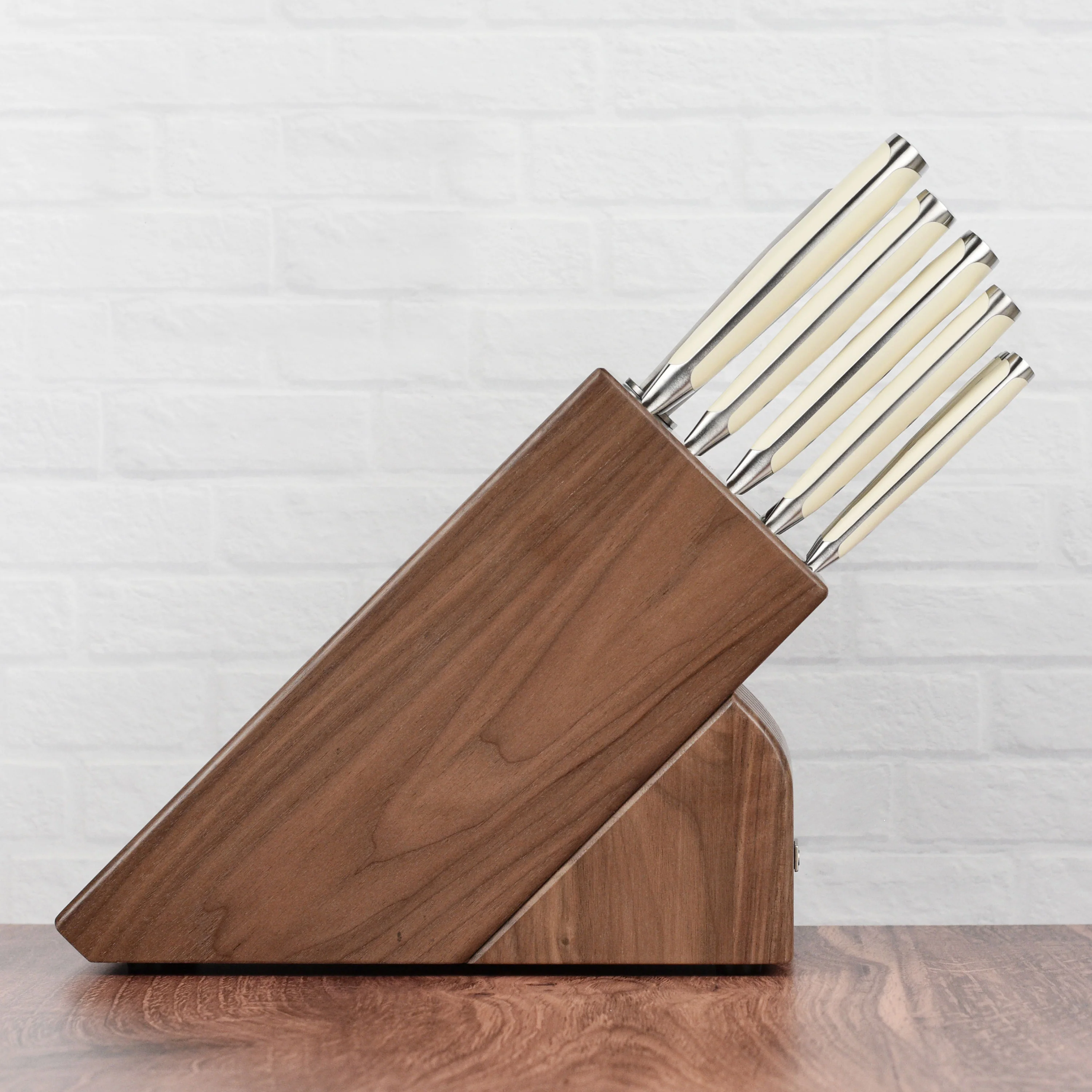 Wusthof Classic Ikon Creme 10 Piece Walnut Knife Block Set - Image 8