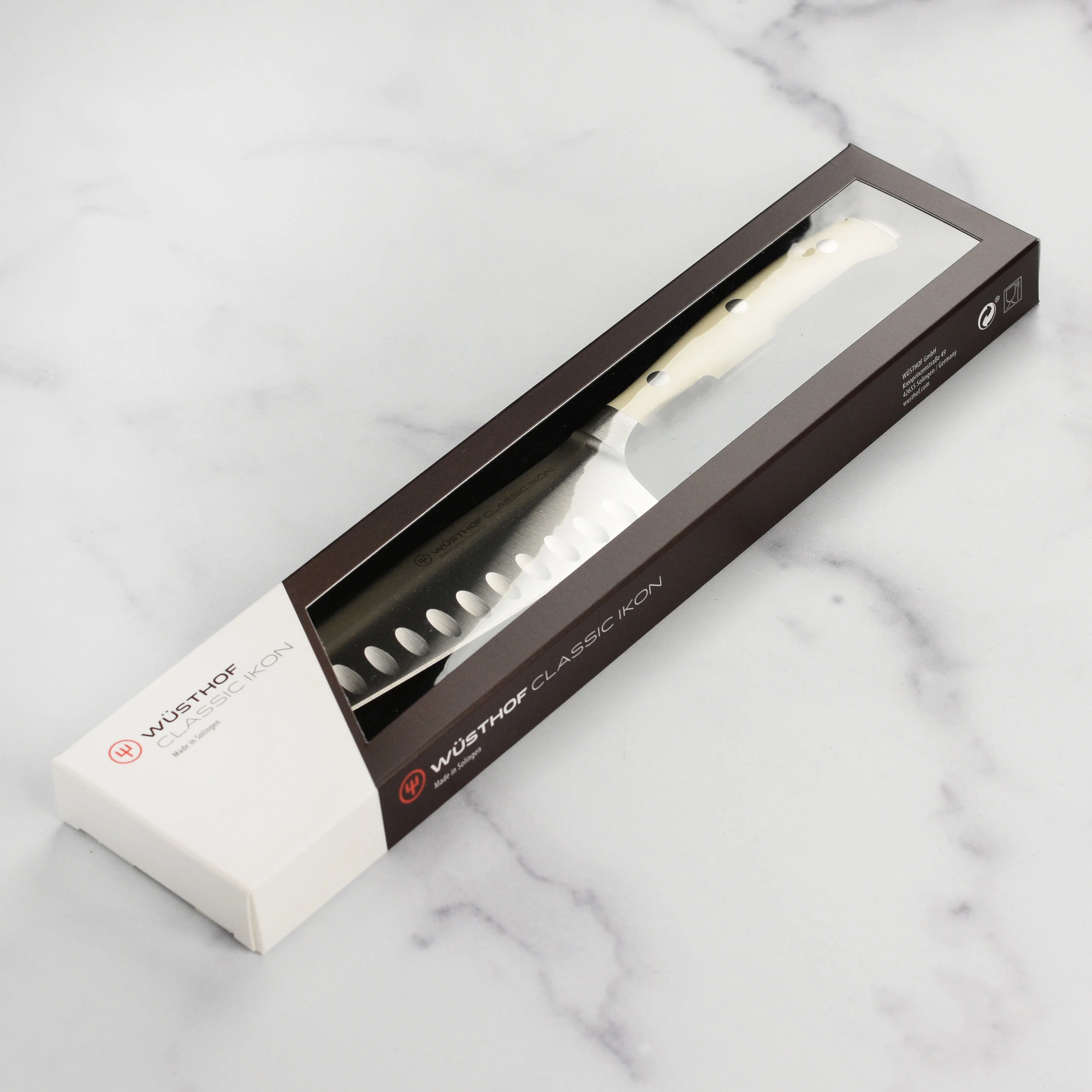 Wusthof Classic Ikon Creme 5" Hollow Edge Santoku Knife - Image 6