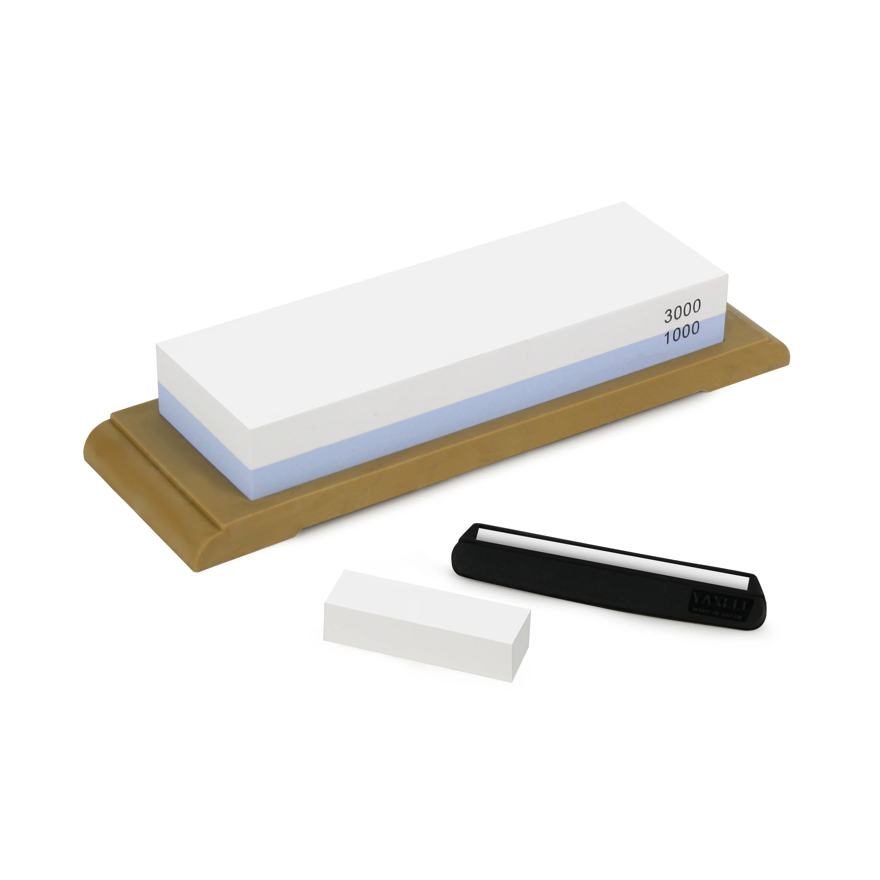 Yaxell 1000/3000 Combination Water Stone with Base & Leveling Stone - Image 2