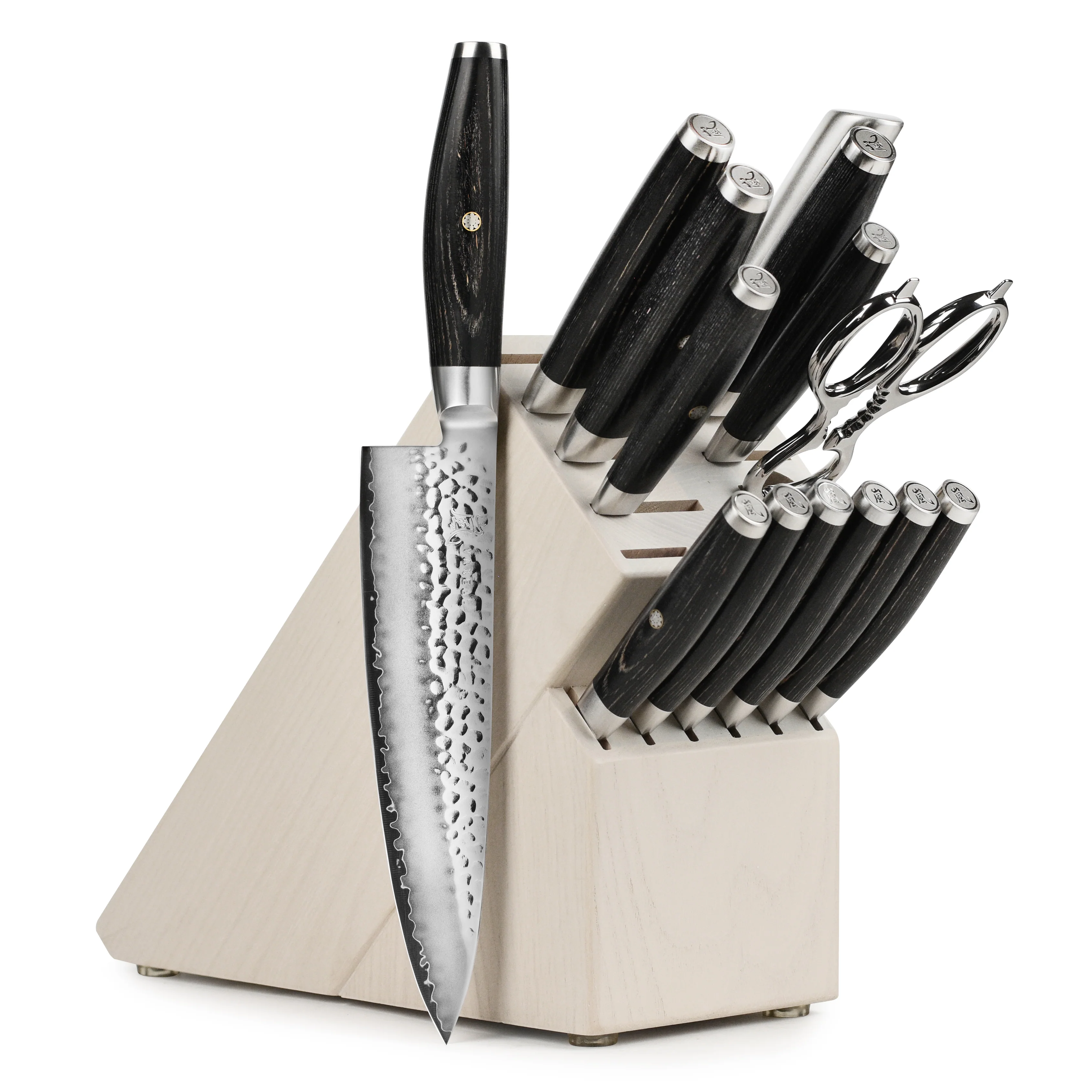 Yaxell Ketu SG2 15 Piece Gray Ash Knife Block Set - Image 7