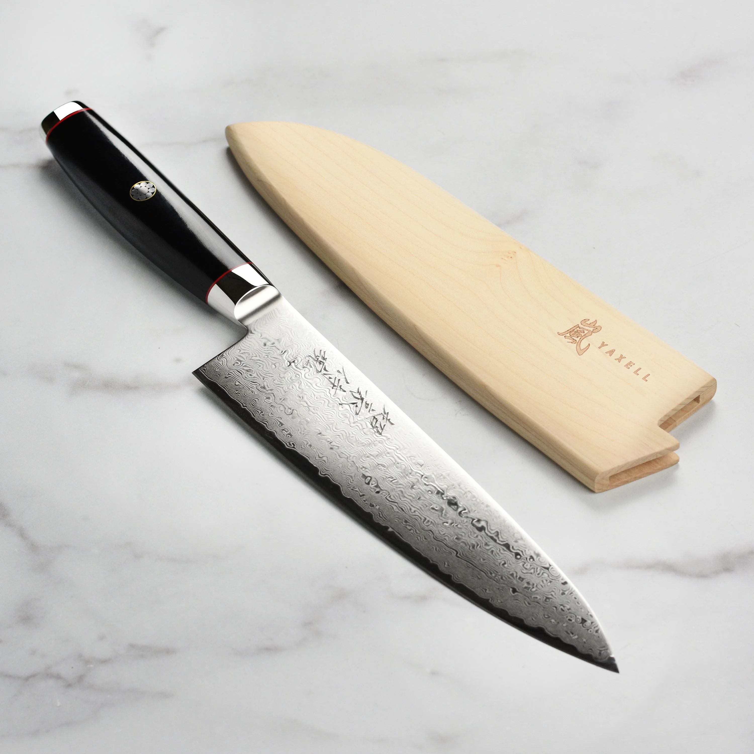Yaxell Magnetic Wooden Sheath for 8" Chef's Knife - Image 3