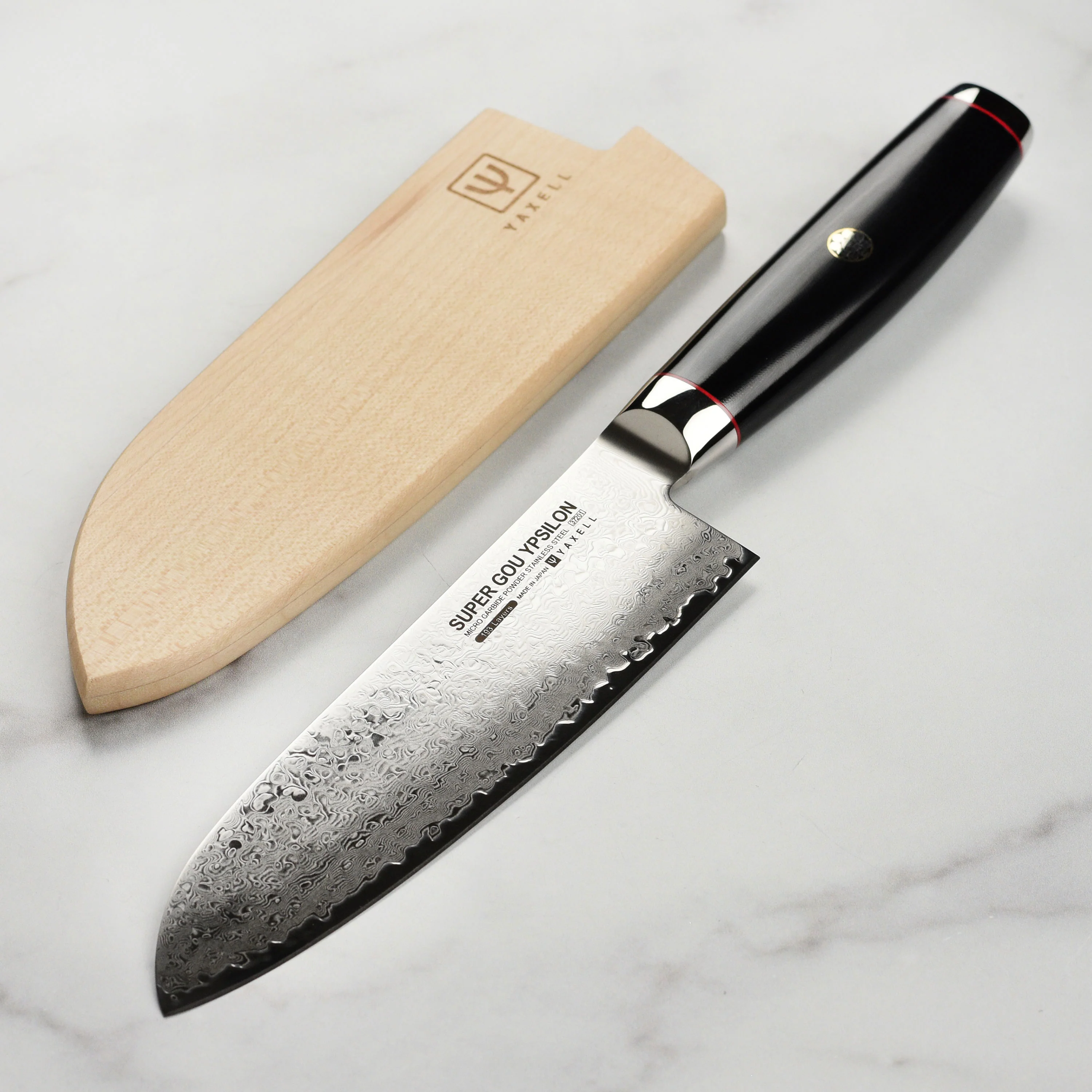 Yaxell Magnetic Wooden Sheath for 6.5" Santoku Knife - Image 7