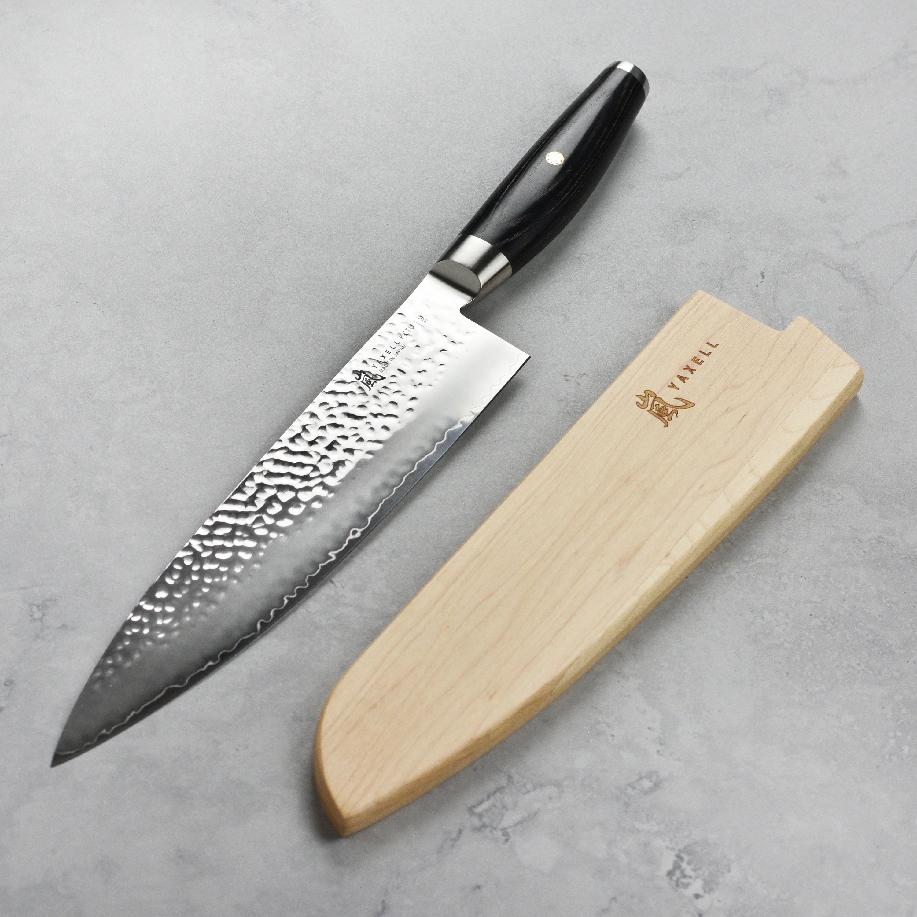 Yaxell Magnetic Wooden Sheath for 9.5" Chef's Knife - Image 5