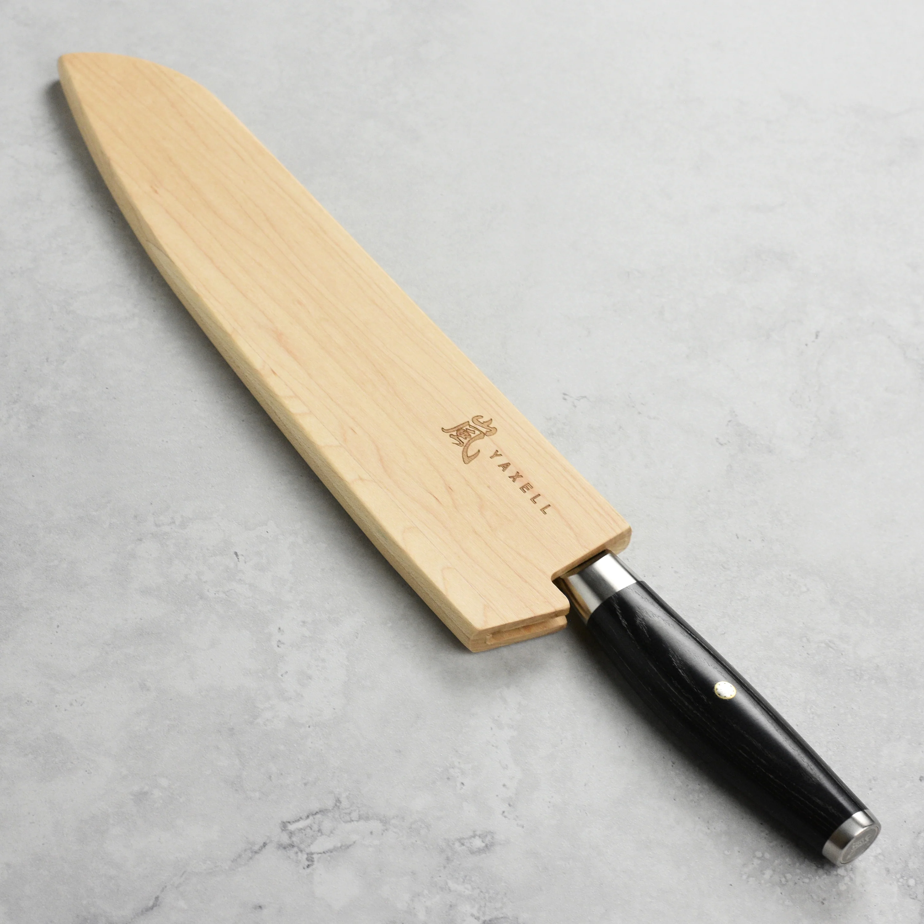 Yaxell Magnetic Wooden Sheath for 9.5" Chef's Knife - Image 7