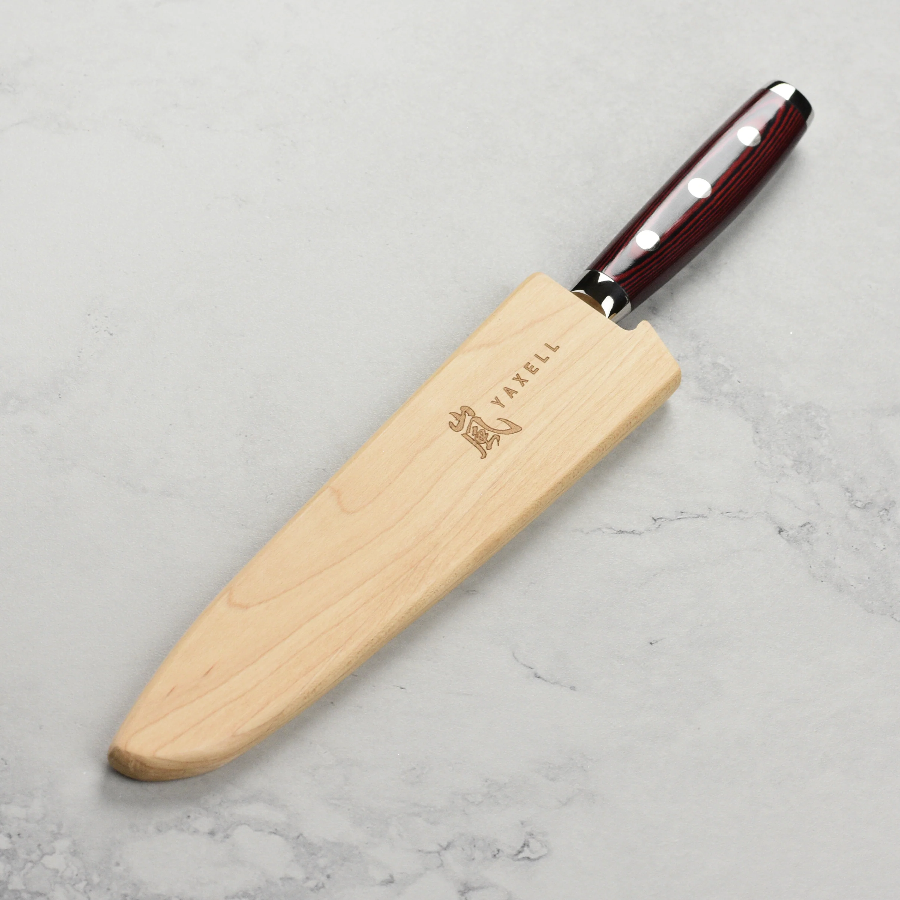 Yaxell Magnetic Wooden Sheath for 6" Utility & 7" Slicing Knife - Image 2
